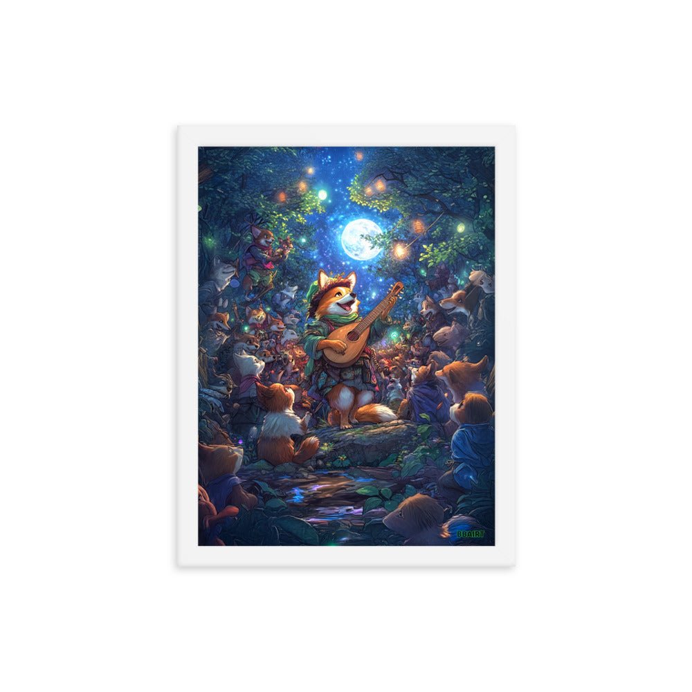 The Woodland Serenade - Framed Matte Poster - BBairt