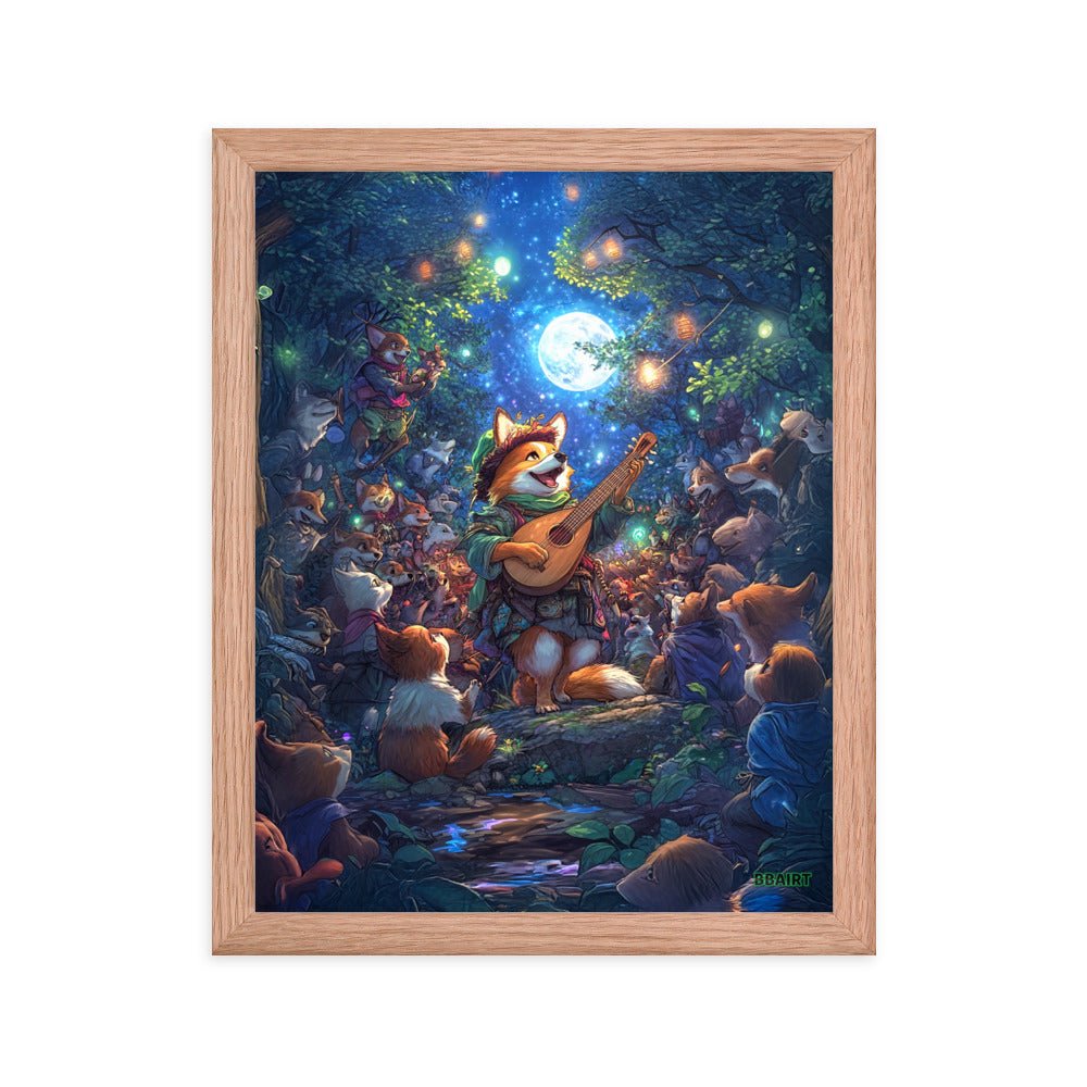 The Woodland Serenade - Framed Matte Poster - BBairt
