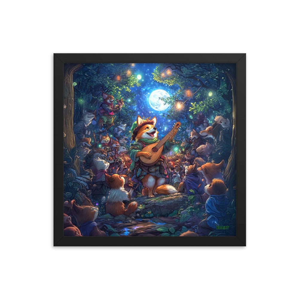 The Woodland Serenade - Framed Matte Poster - BBairt