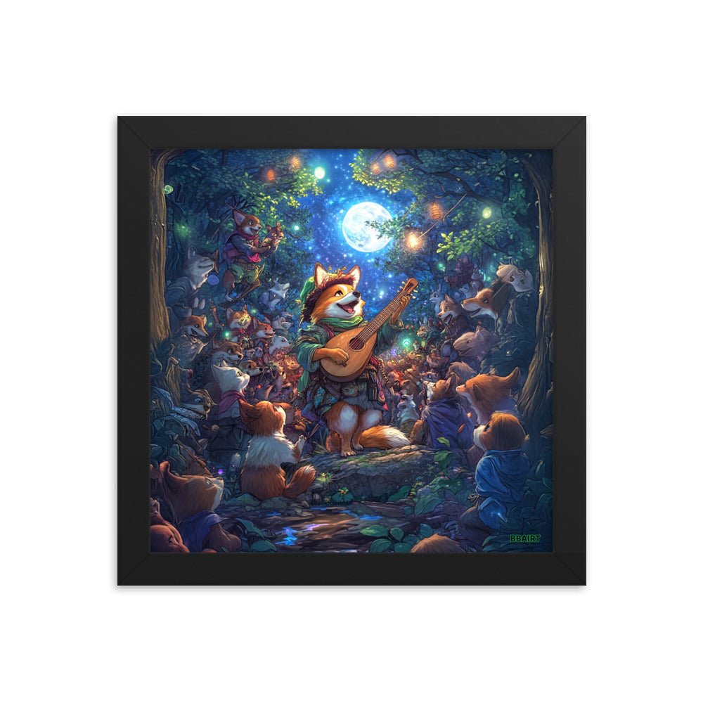 The Woodland Serenade - Framed Photo Paper Poster - BBairt