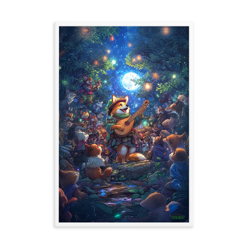 The Woodland Serenade - Framed Photo Paper Poster - BBairt