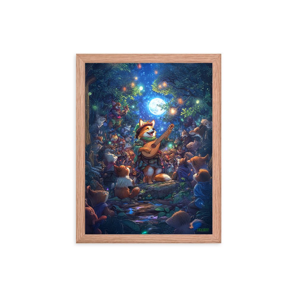 The Woodland Serenade - Framed Photo Paper Poster - BBairt