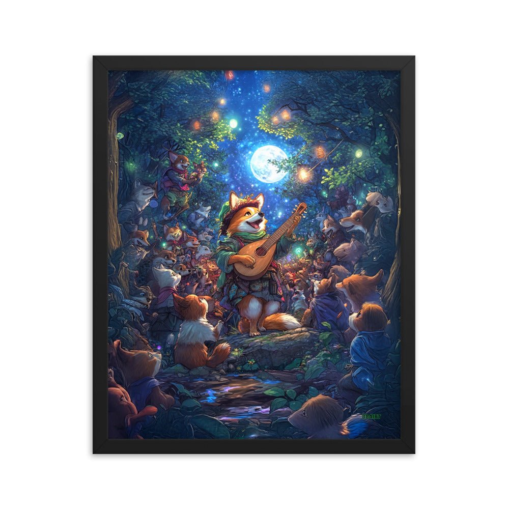The Woodland Serenade - Framed Photo Paper Poster - BBairt