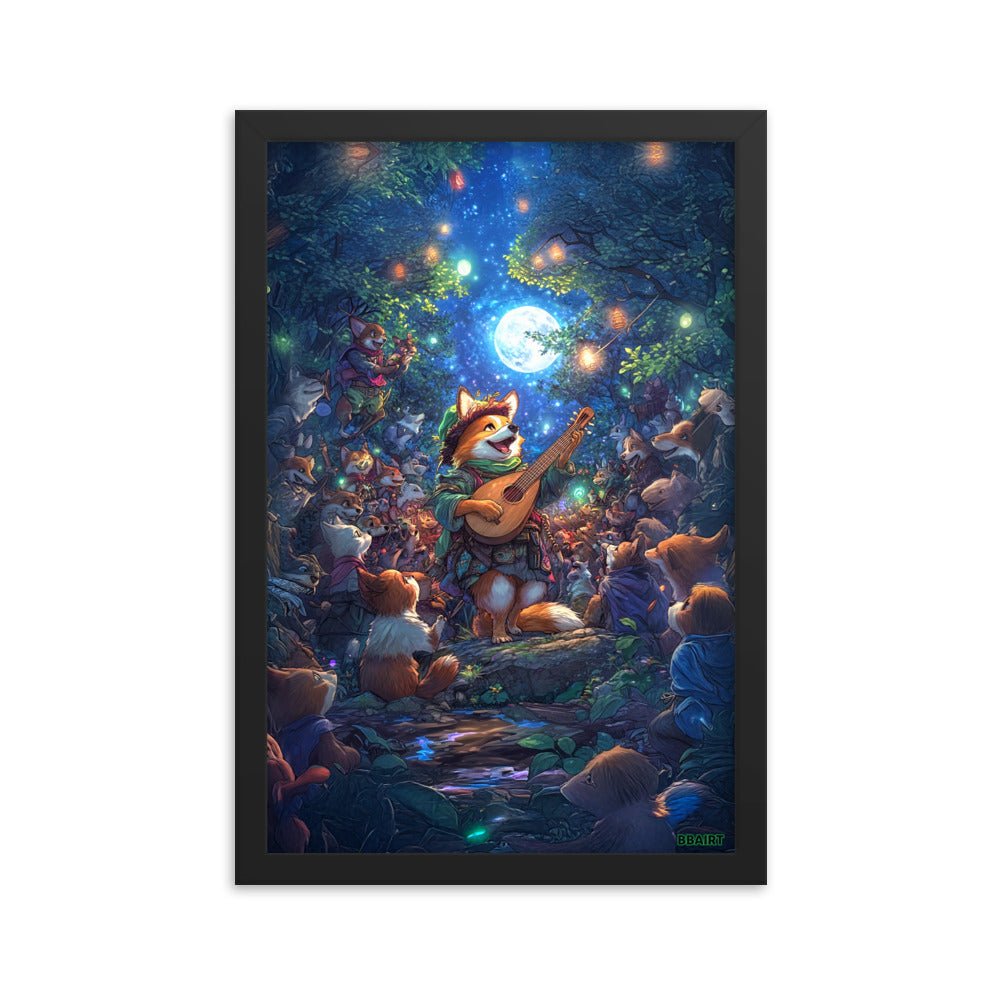 The Woodland Serenade - Framed Photo Paper Poster - BBairt