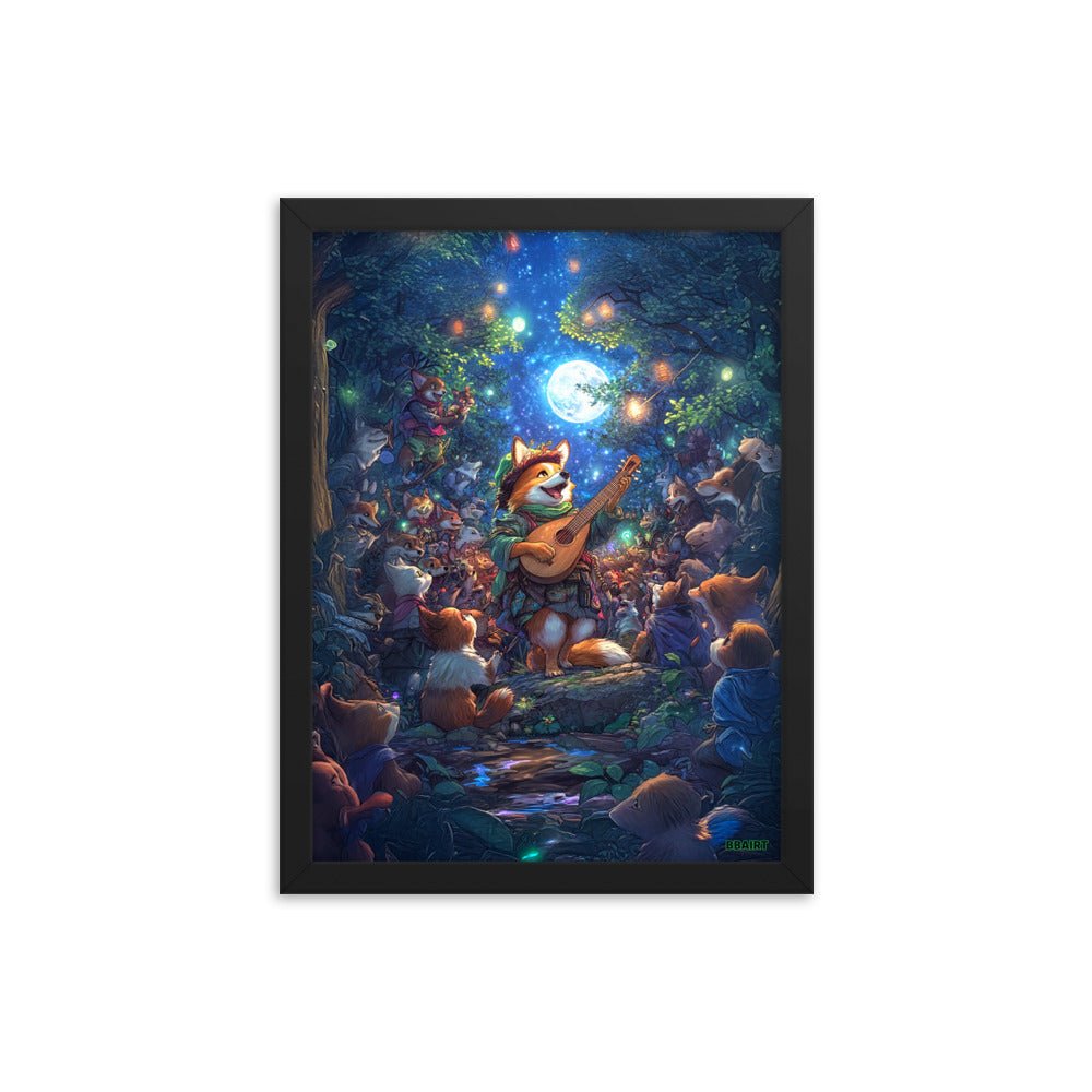 The Woodland Serenade - Framed Photo Paper Poster - BBairt