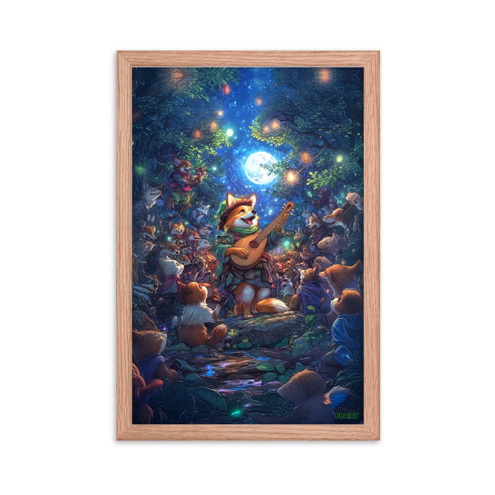 The Woodland Serenade - Framed Photo Paper Poster - BBairt