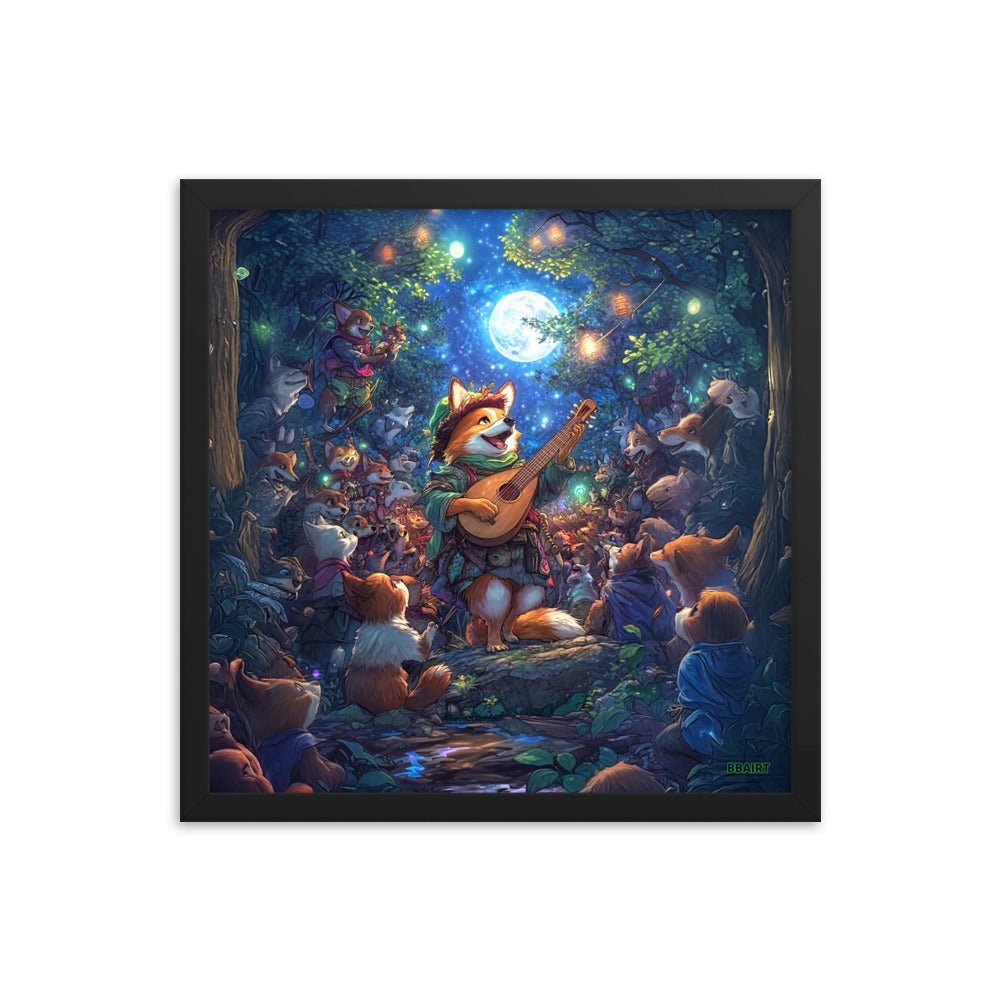 The Woodland Serenade - Framed Photo Paper Poster - BBairt