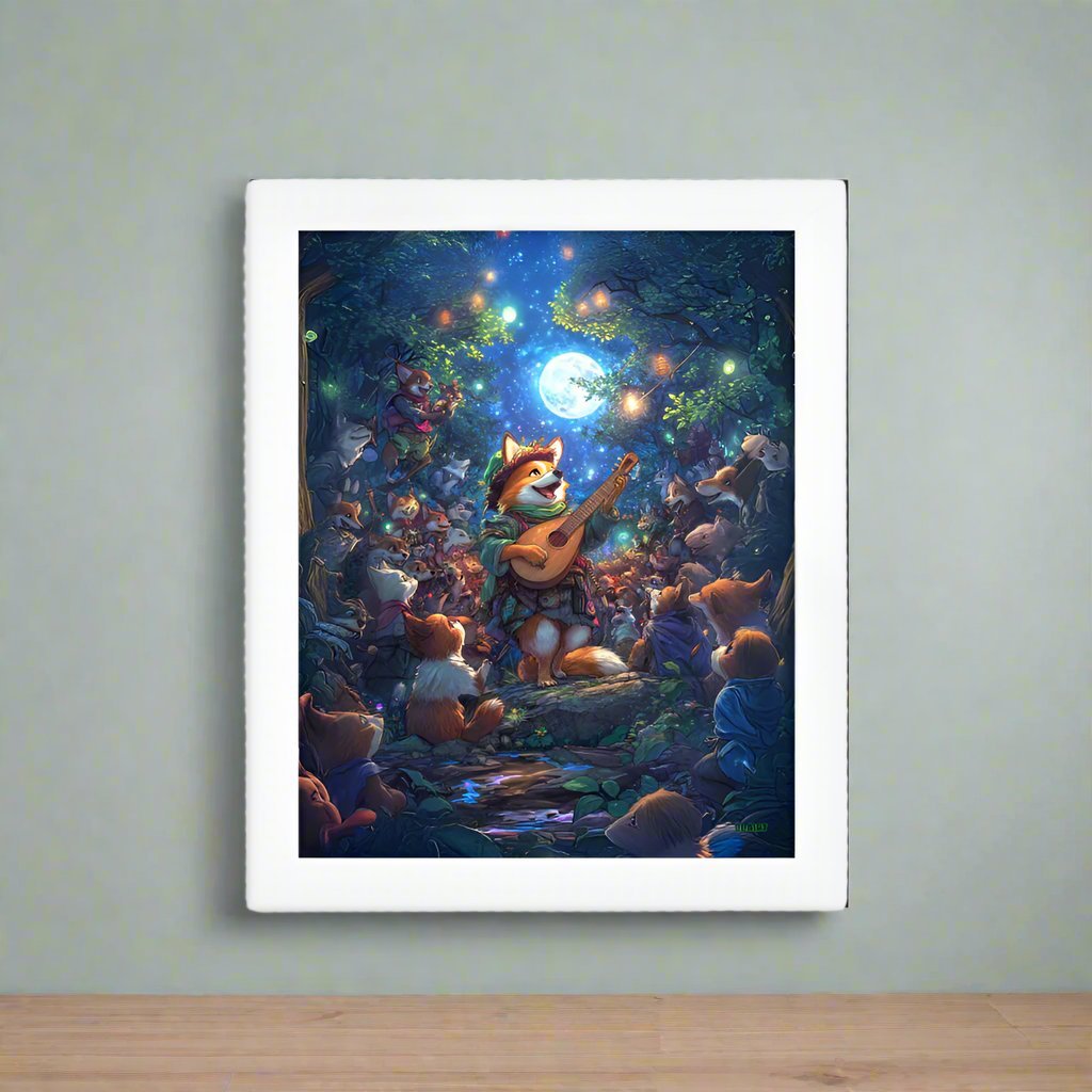 The Woodland Serenade - Framed Photo Paper Poster - BBairt