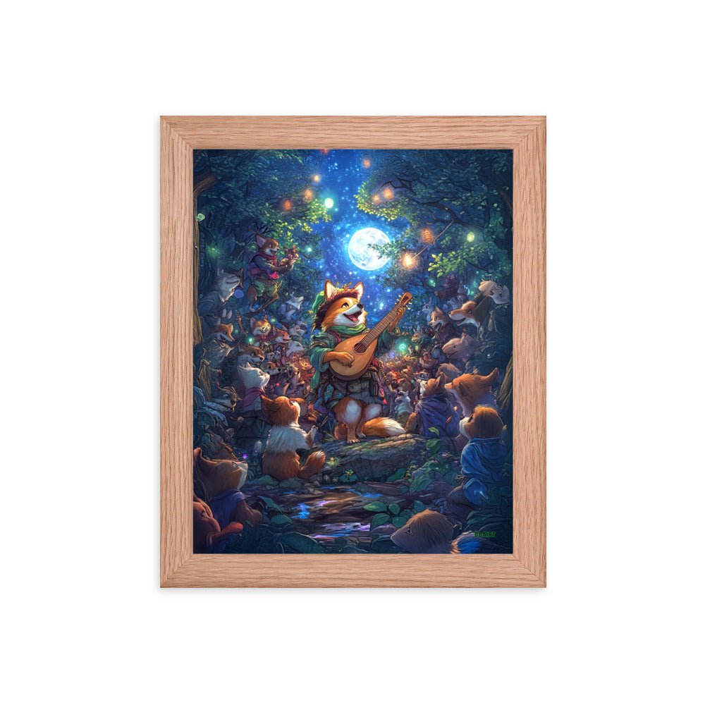 The Woodland Serenade - Framed Photo Paper Poster - BBairt