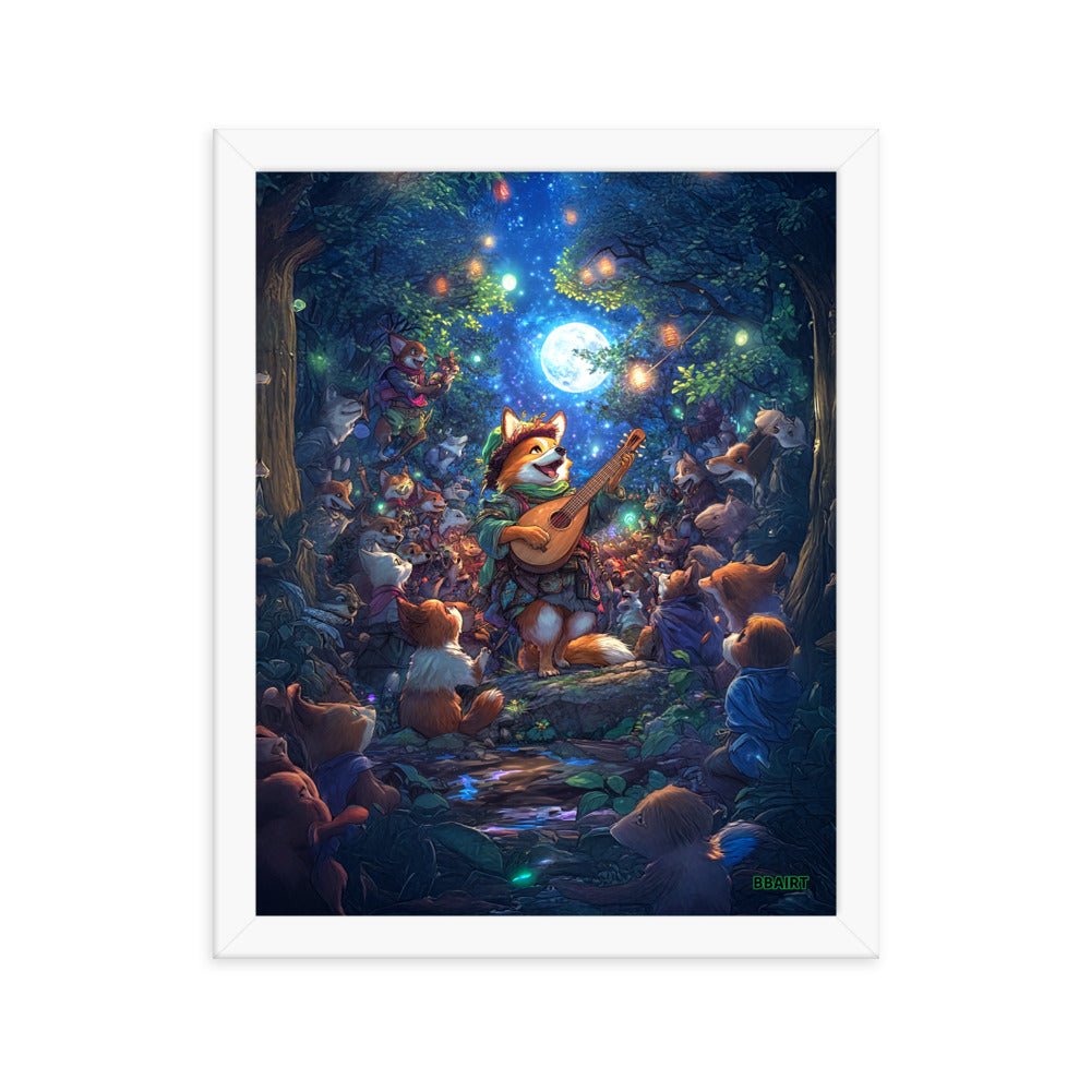 The Woodland Serenade - Framed Photo Paper Poster - BBairt