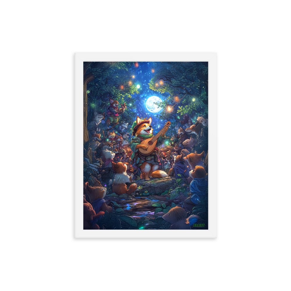 The Woodland Serenade - Framed Photo Paper Poster - BBairt