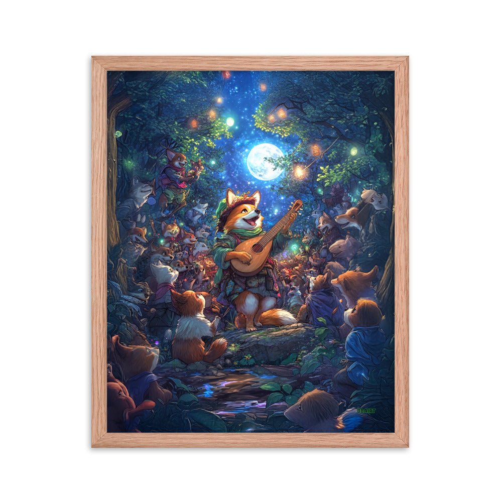 The Woodland Serenade - Framed Photo Paper Poster - BBairt