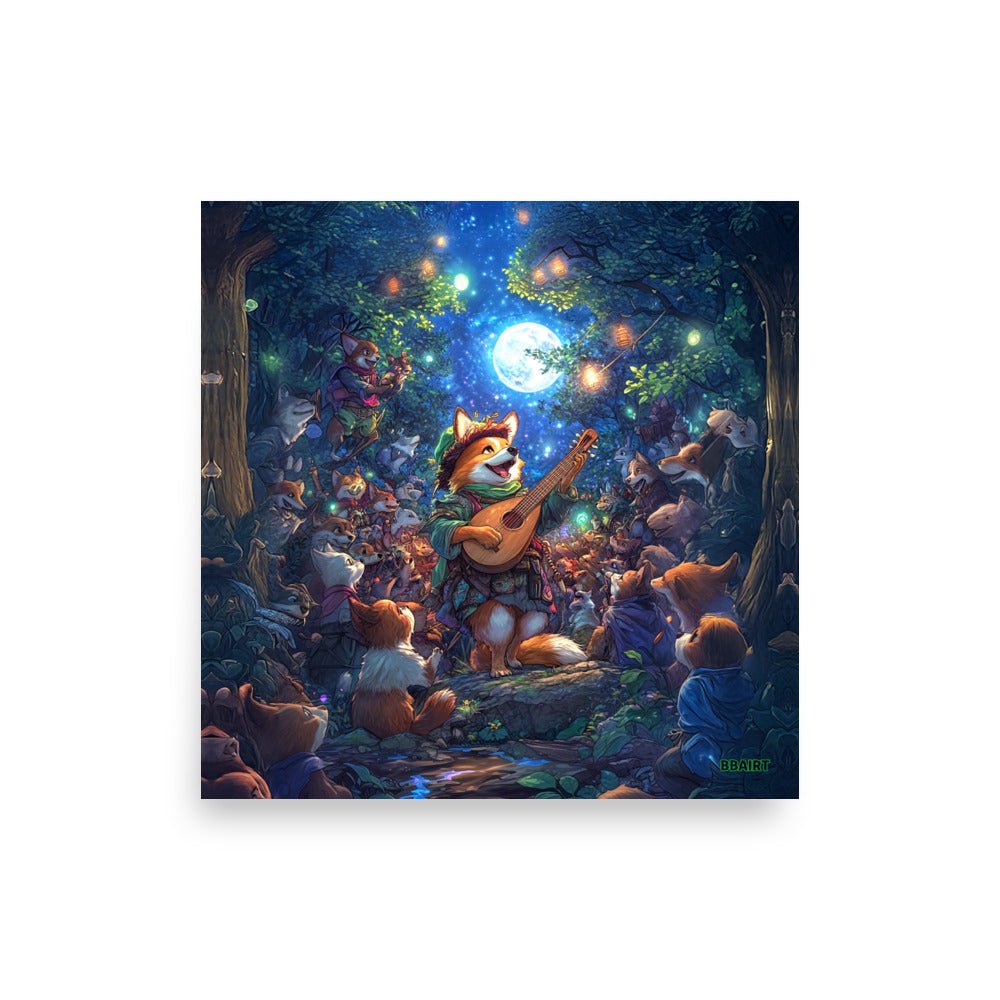 The Woodland Serenade – Photo Paper Poster - BBairt