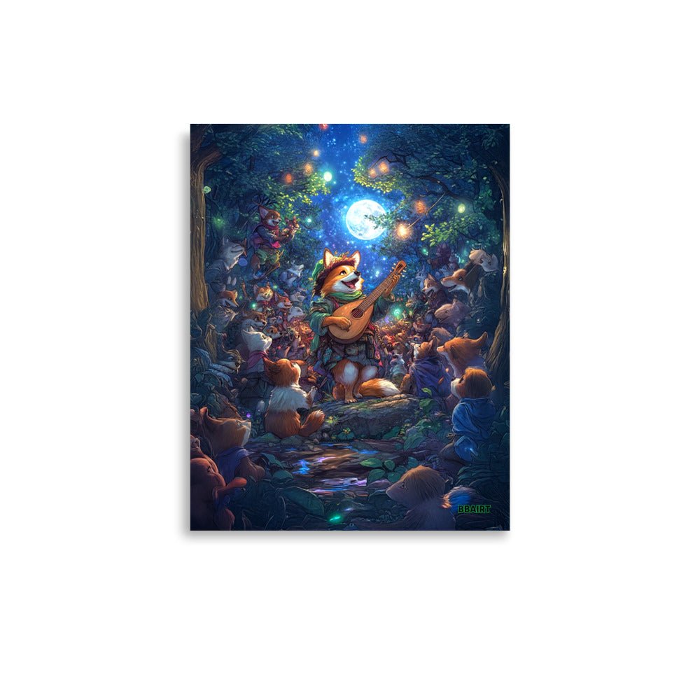 The Woodland Serenade – Photo Paper Poster - BBairt