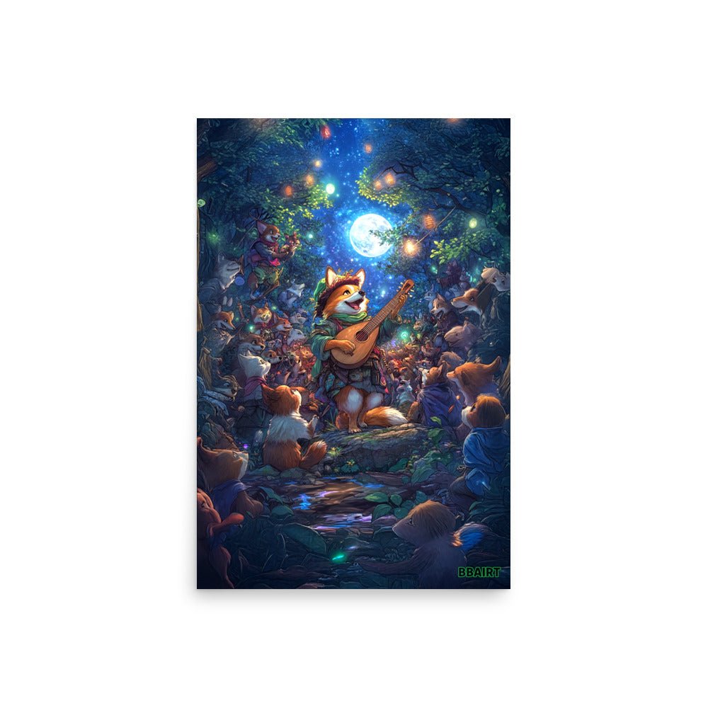 The Woodland Serenade – Photo Paper Poster - BBairt