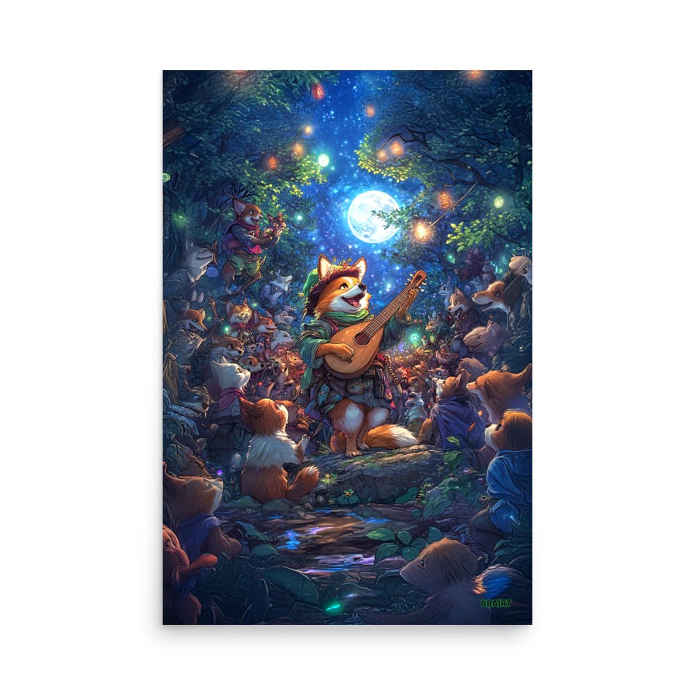 The Woodland Serenade – Photo Paper Poster - BBairt