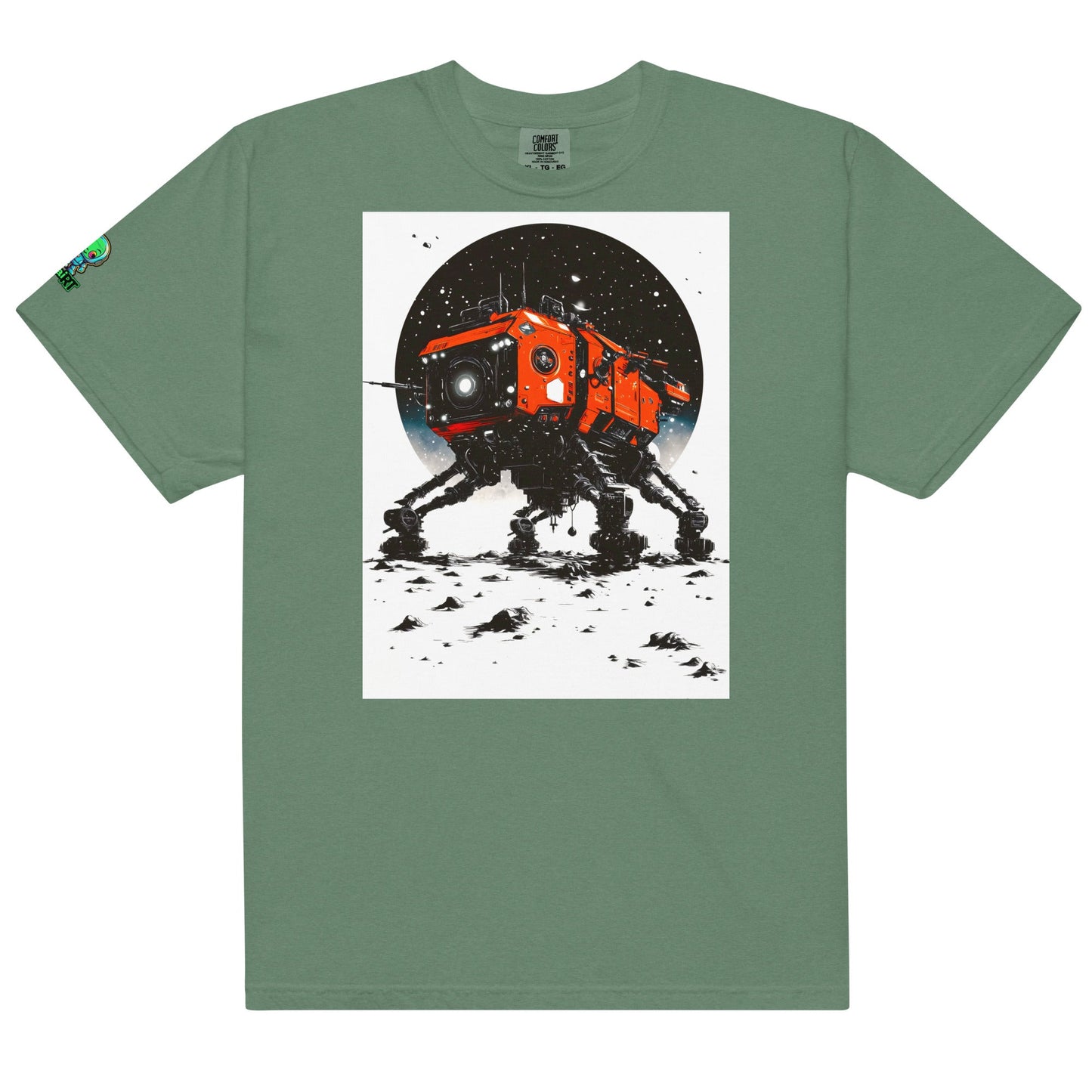 Titan Rover - Unisex garment - dyed heavyweight t-shirt - BBairt
