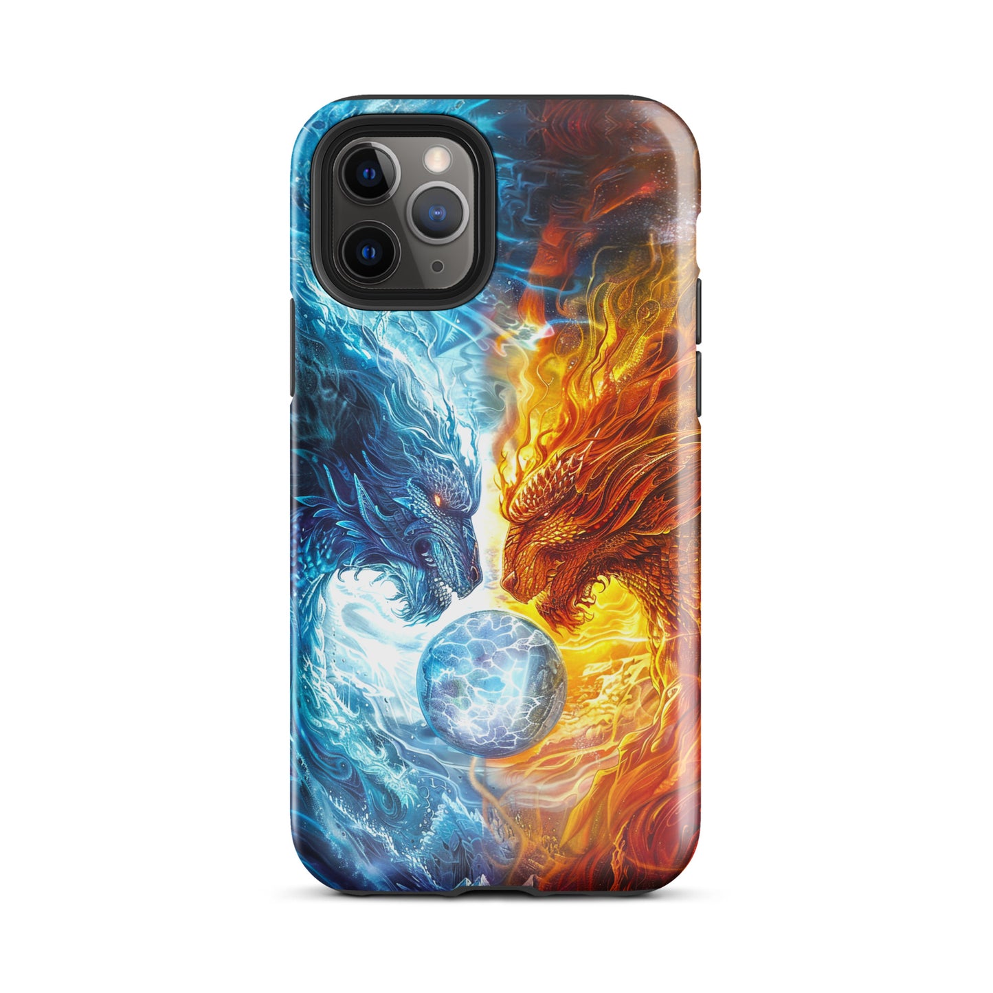 Equinox Harmony: Fire and Ice Guardians - Tough Case for iPhone®