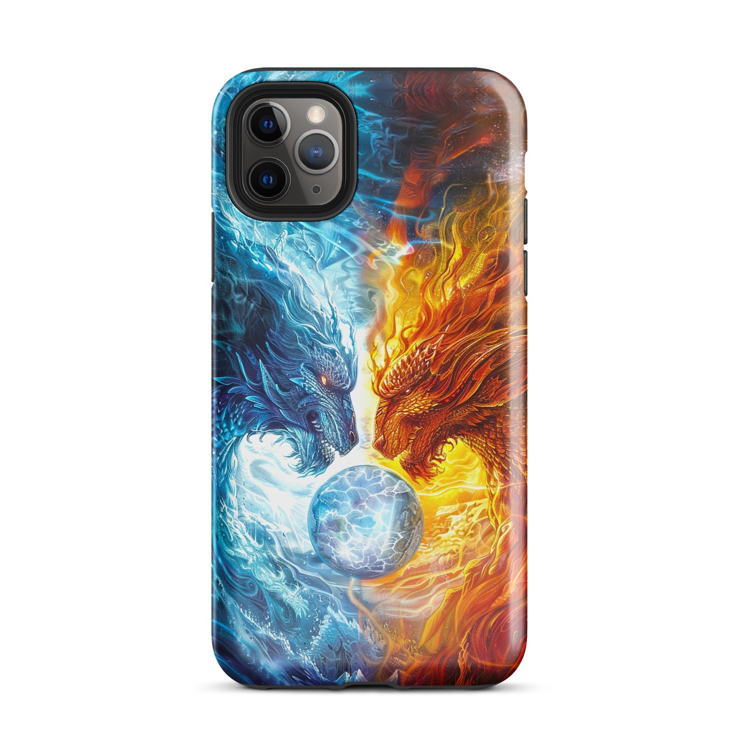 Equinox Harmony: Fire and Ice Guardians - Tough Case for iPhone®