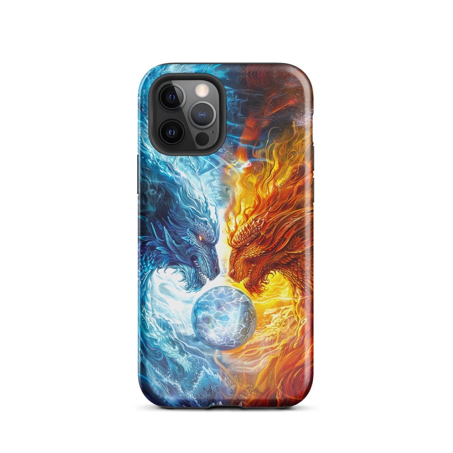 Equinox Harmony: Fire and Ice Guardians - Tough Case for iPhone®