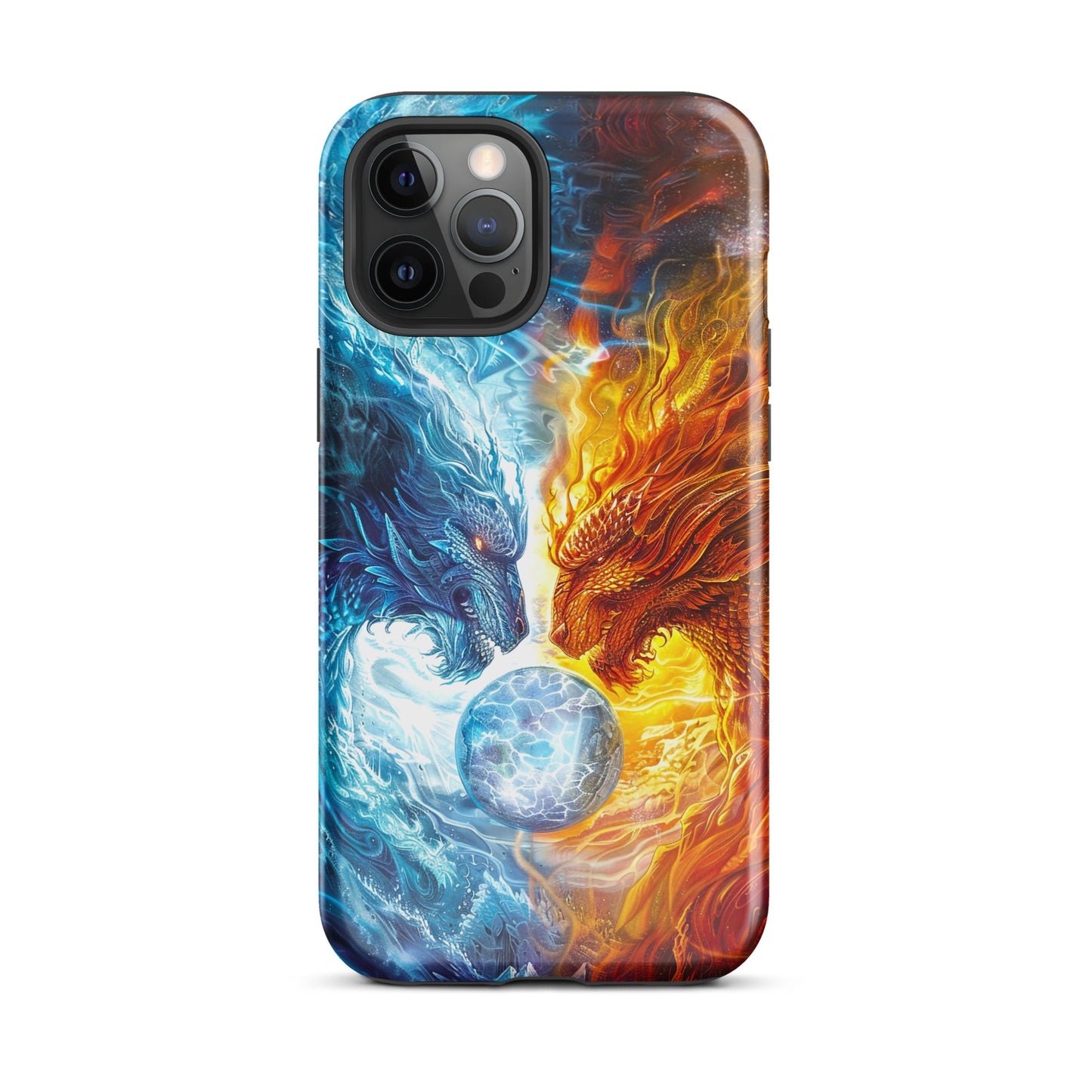 Equinox Harmony: Fire and Ice Guardians - Tough Case for iPhone®