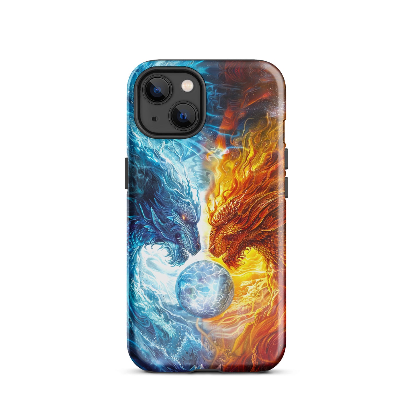 Equinox Harmony: Fire and Ice Guardians - Tough Case for iPhone®