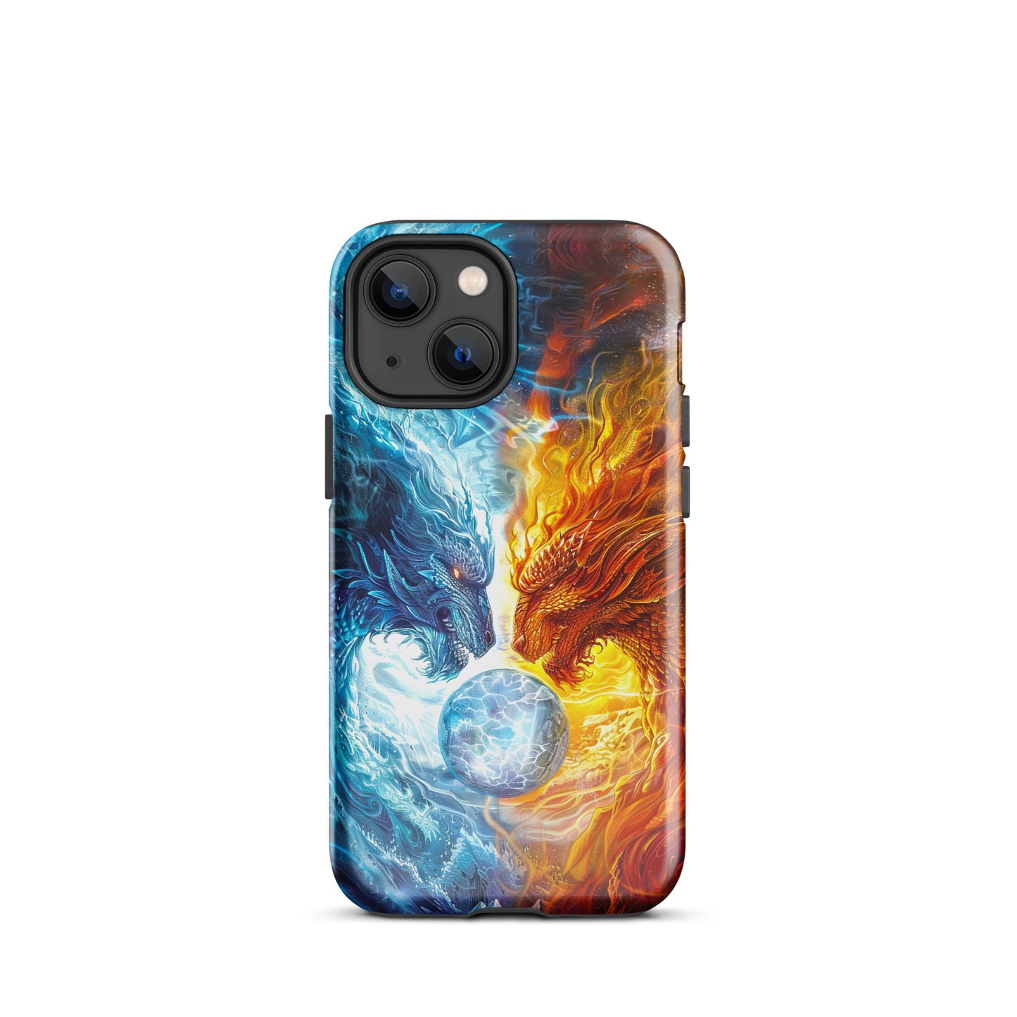 Equinox Harmony: Fire and Ice Guardians - Tough Case for iPhone®