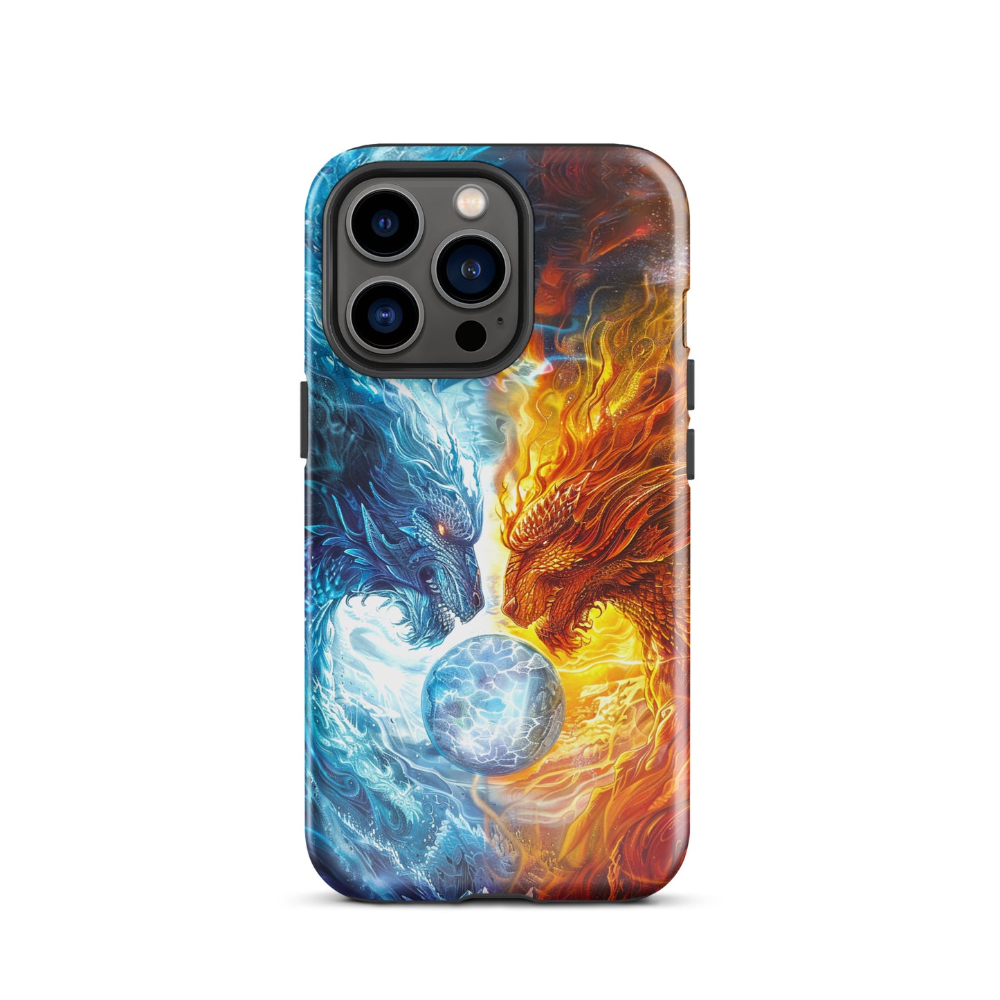 Equinox Harmony: Fire and Ice Guardians - Tough Case for iPhone®