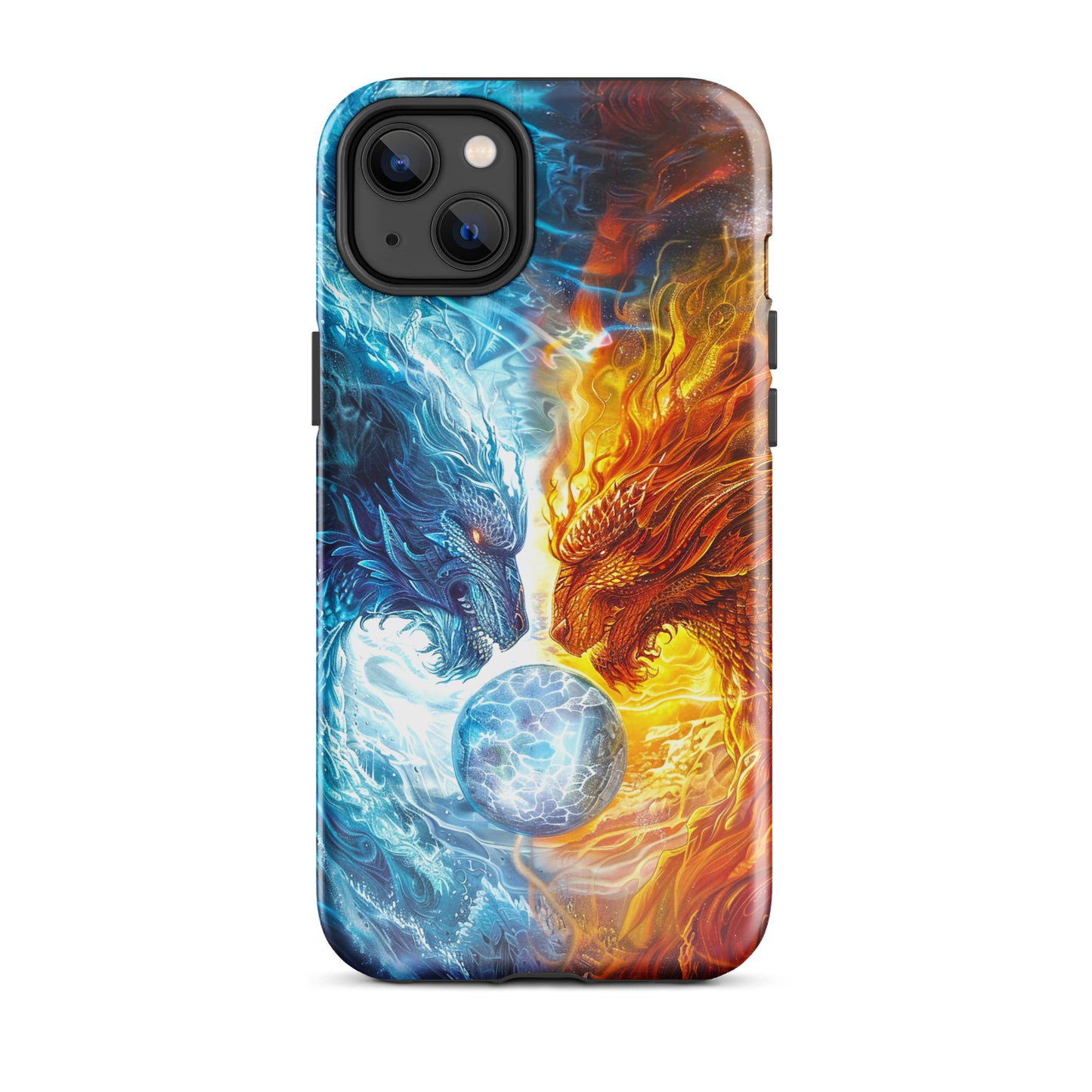 Equinox Harmony: Fire and Ice Guardians - Tough Case for iPhone®