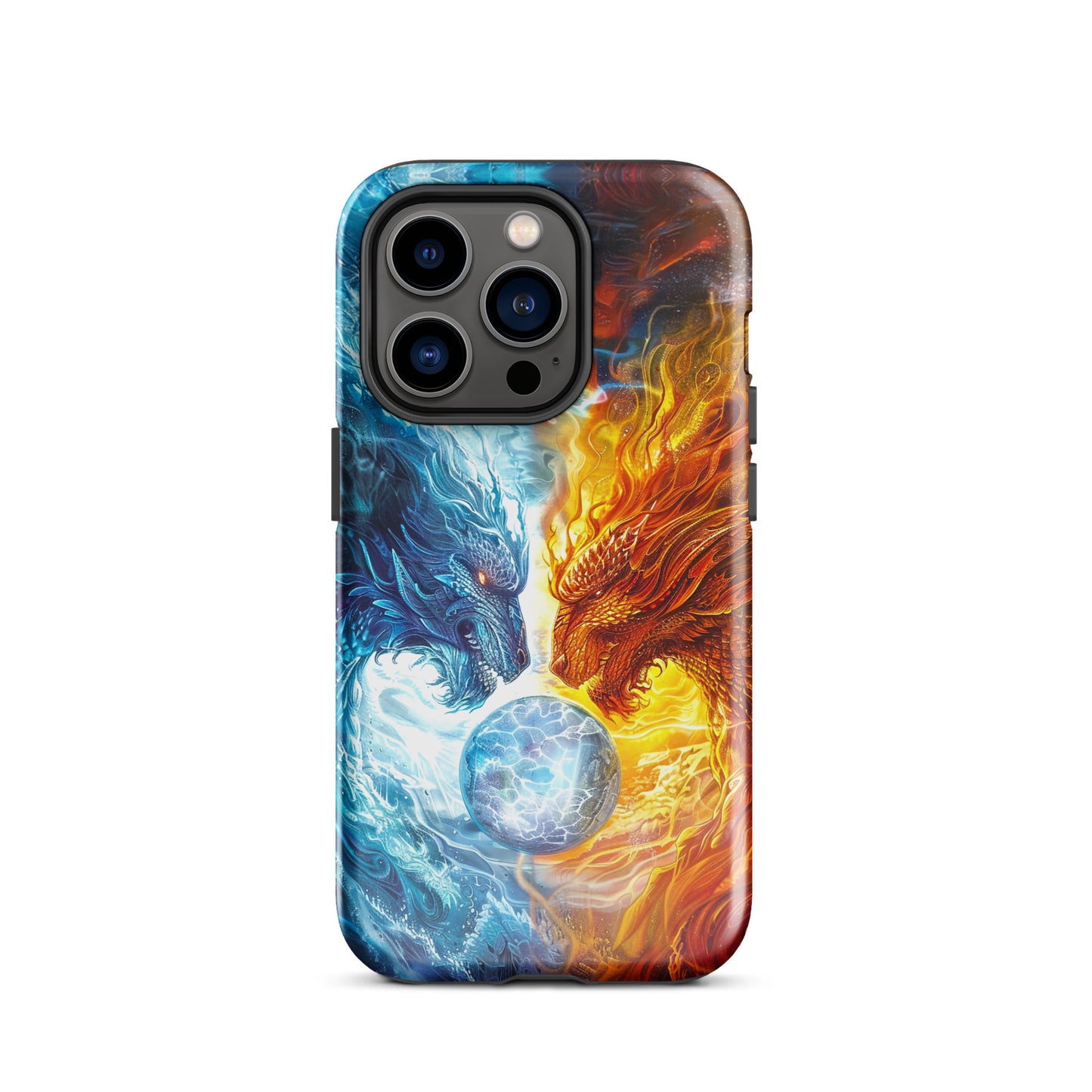 Equinox Harmony: Fire and Ice Guardians - Tough Case for iPhone®