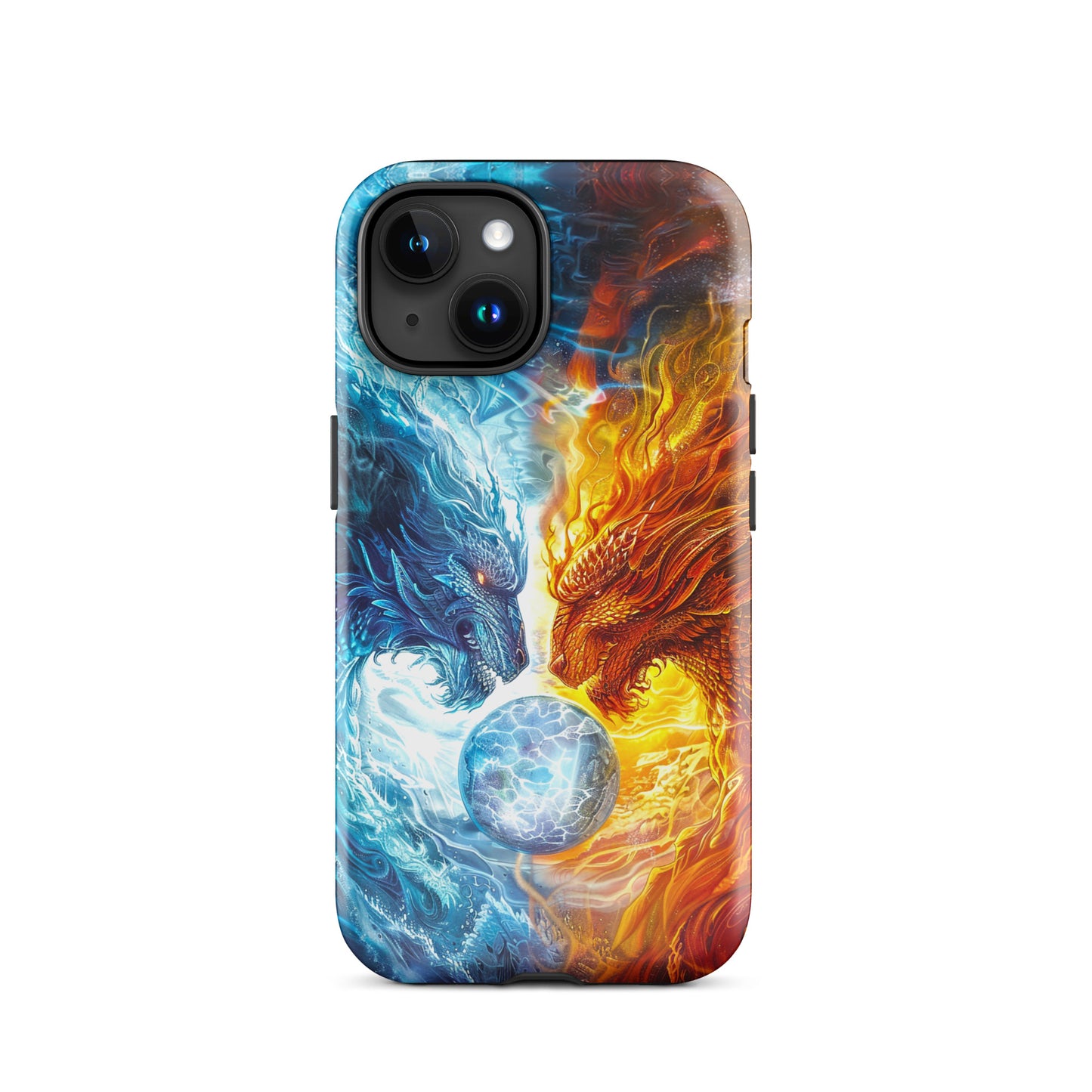 Equinox Harmony: Fire and Ice Guardians - Tough Case for iPhone®