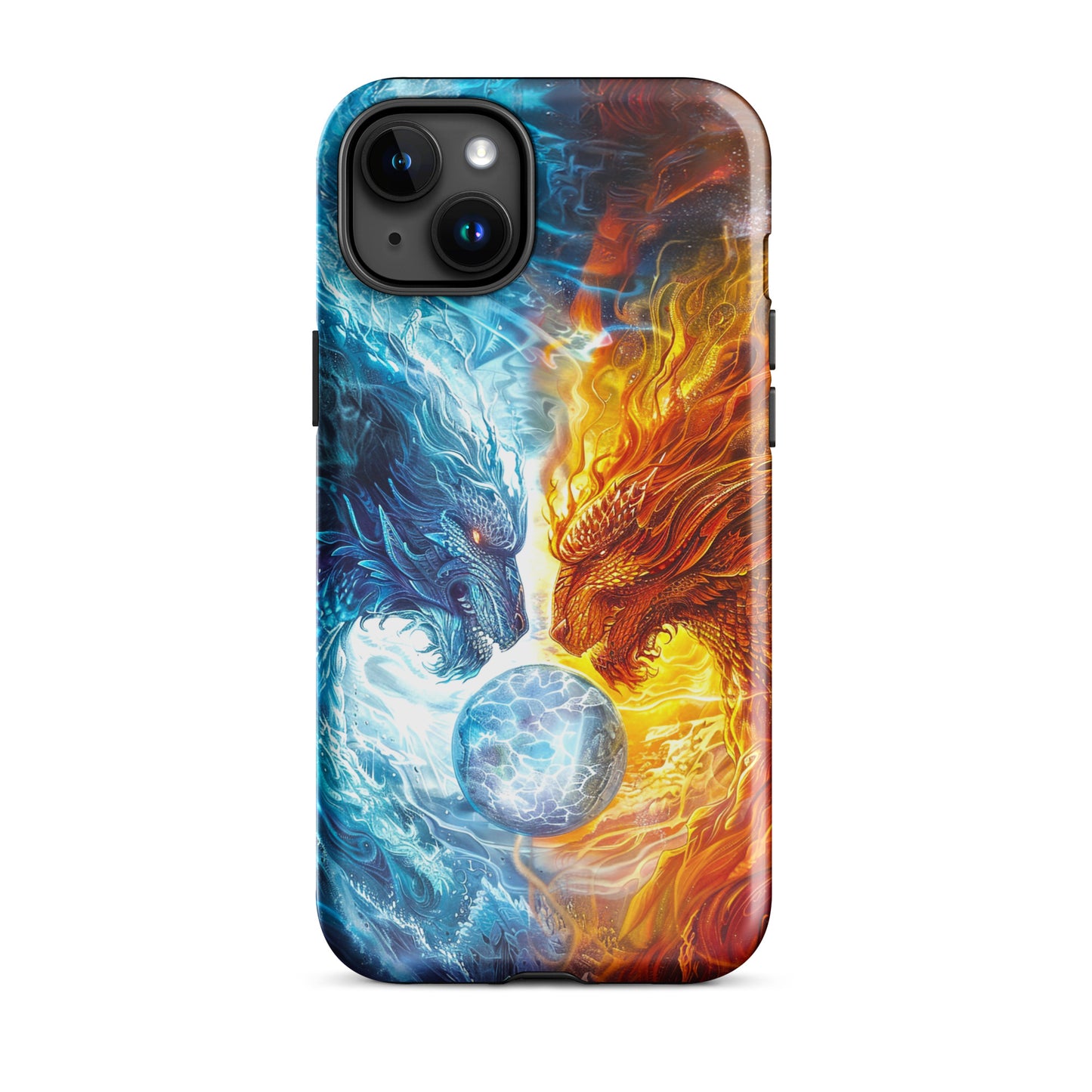 Equinox Harmony: Fire and Ice Guardians - Tough Case for iPhone®