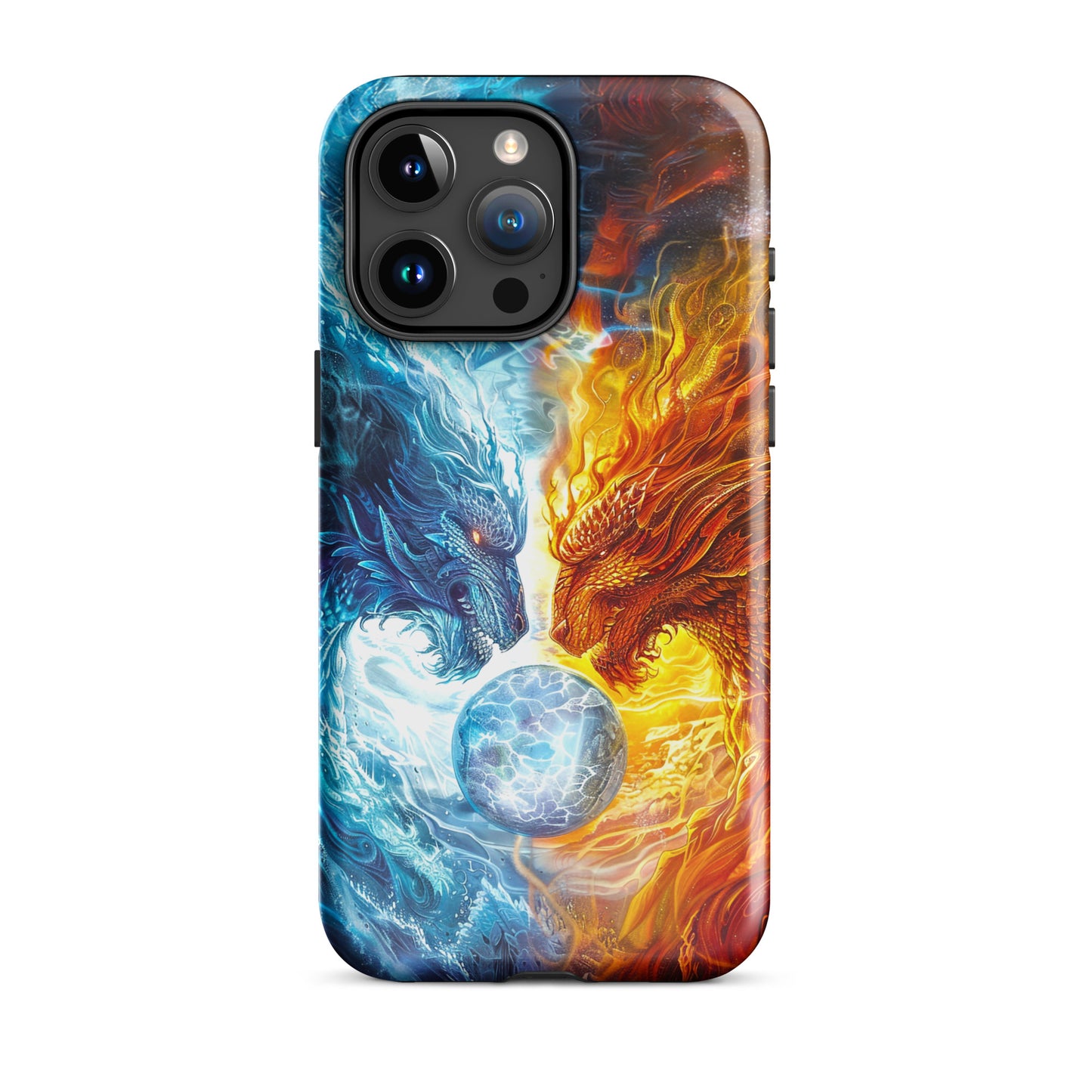 Equinox Harmony: Fire and Ice Guardians - Tough Case for iPhone®