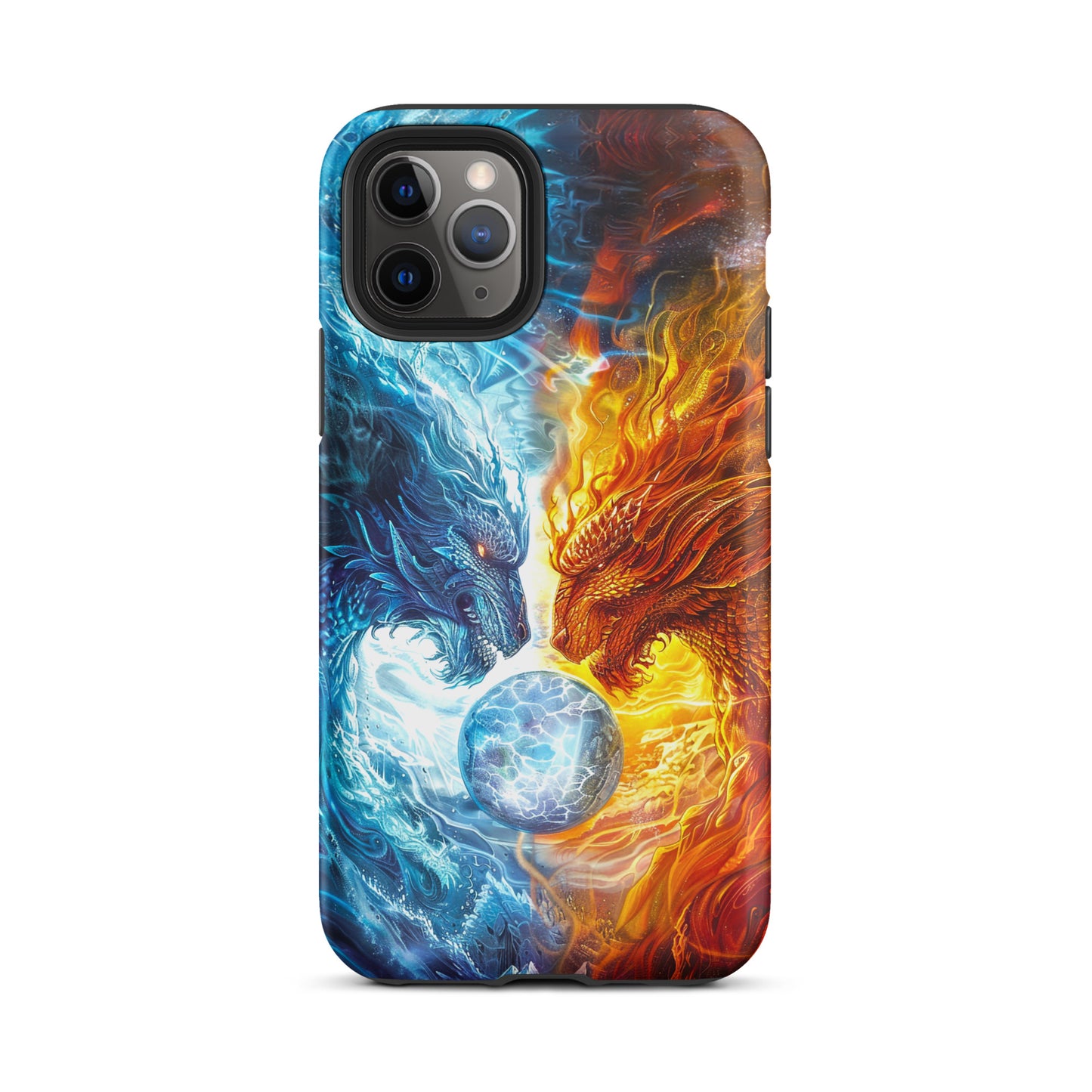 Equinox Harmony: Fire and Ice Guardians - Tough Case for iPhone®