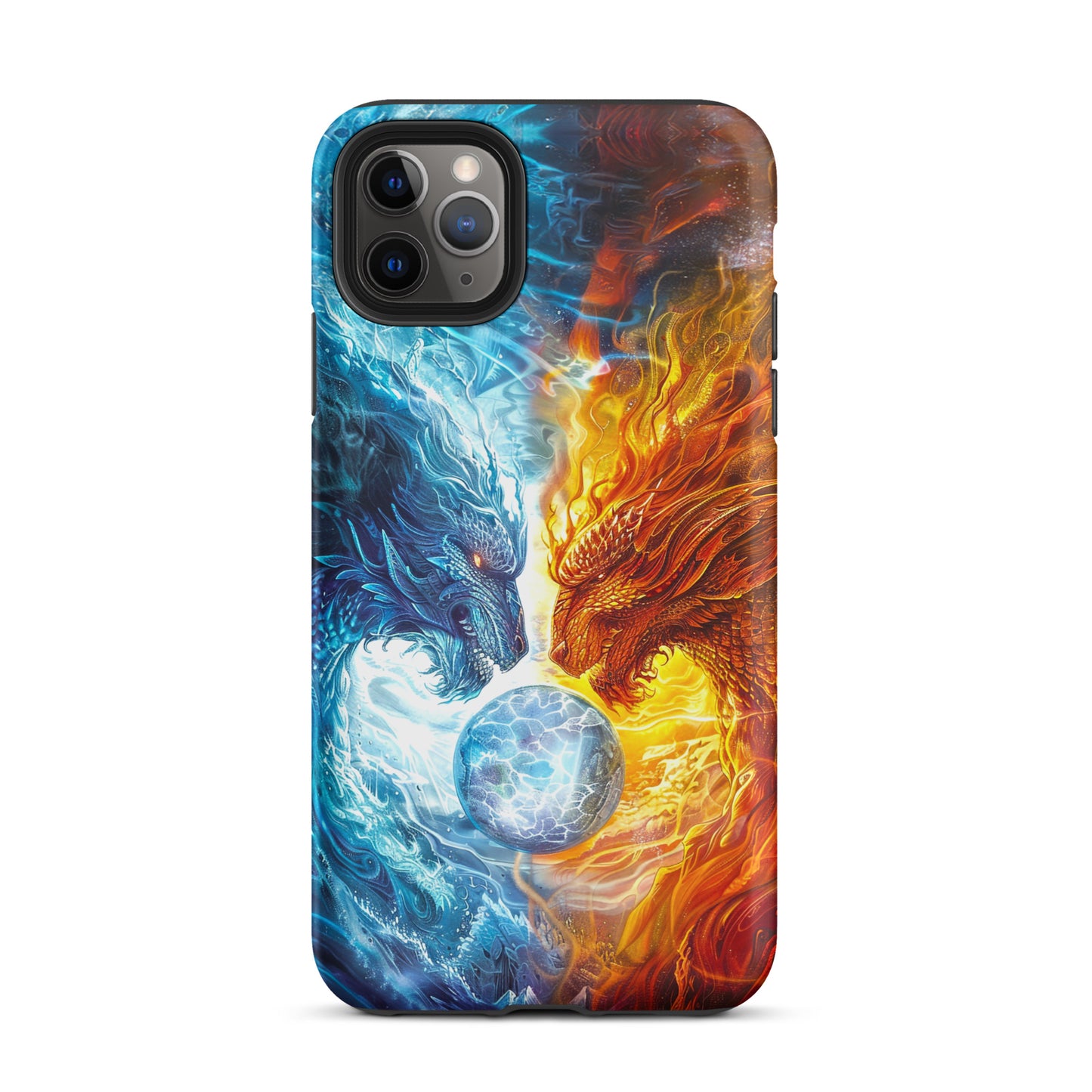 Equinox Harmony: Fire and Ice Guardians - Tough Case for iPhone®