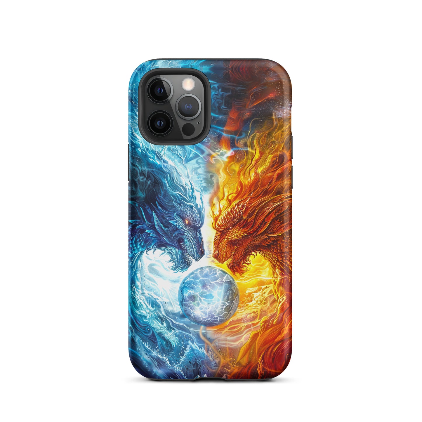 Equinox Harmony: Fire and Ice Guardians - Tough Case for iPhone®