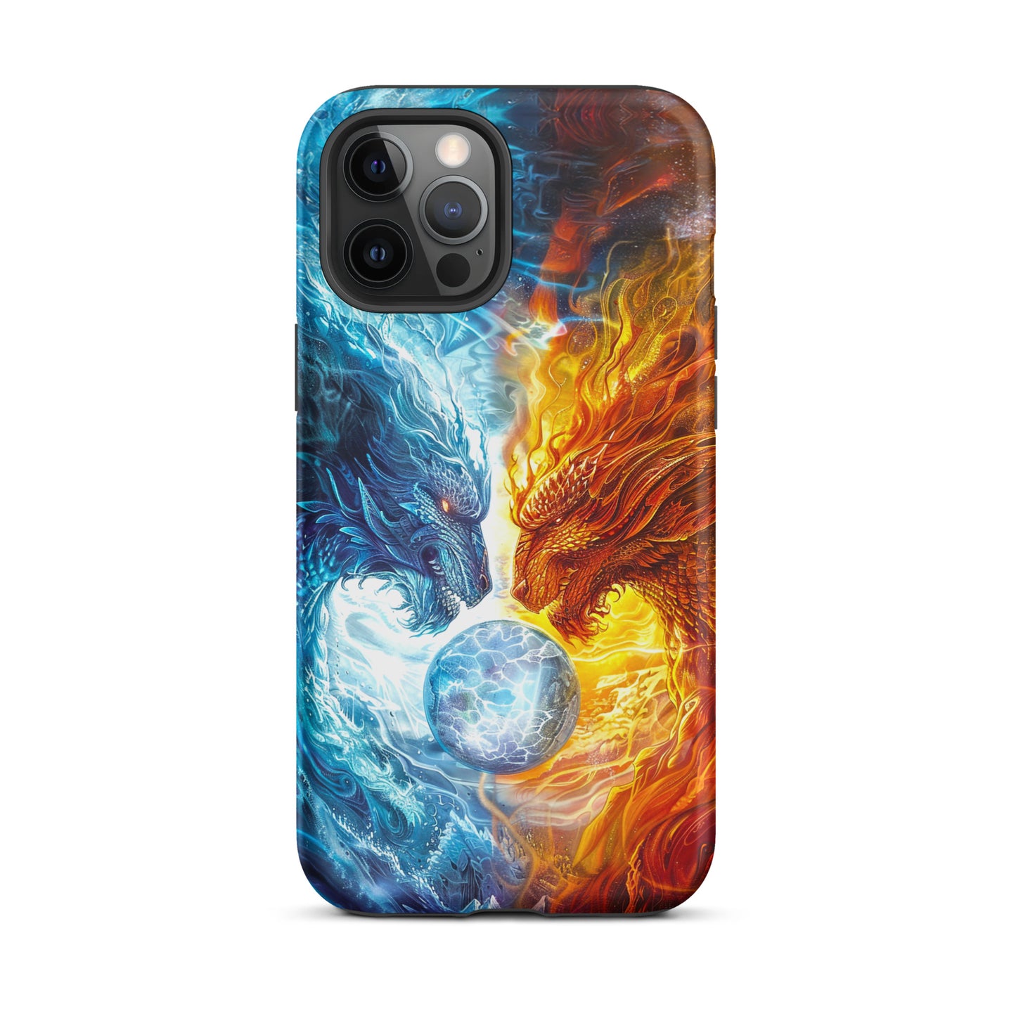 Equinox Harmony: Fire and Ice Guardians - Tough Case for iPhone®