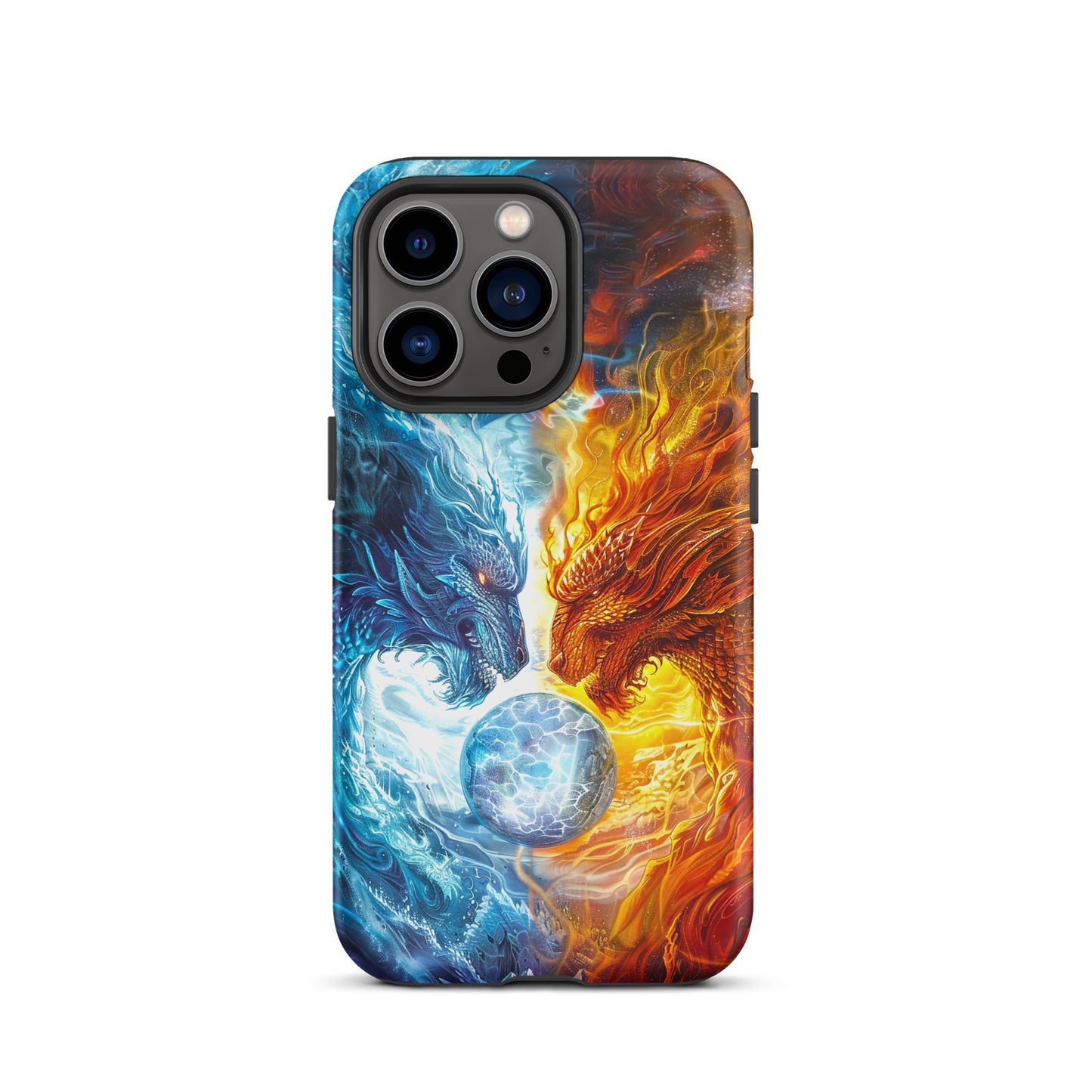 Equinox Harmony: Fire and Ice Guardians - Tough Case for iPhone®