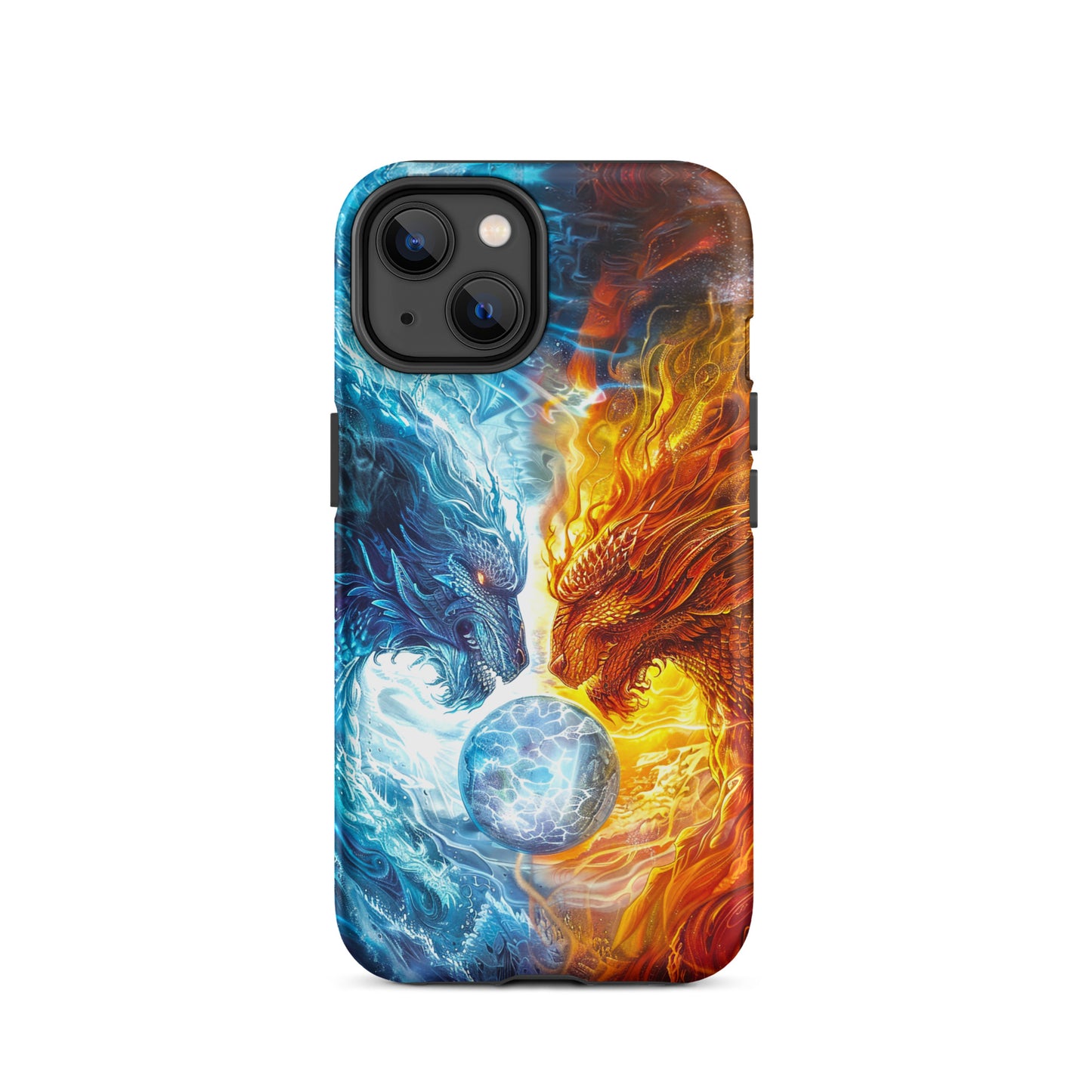 Equinox Harmony: Fire and Ice Guardians - Tough Case for iPhone®