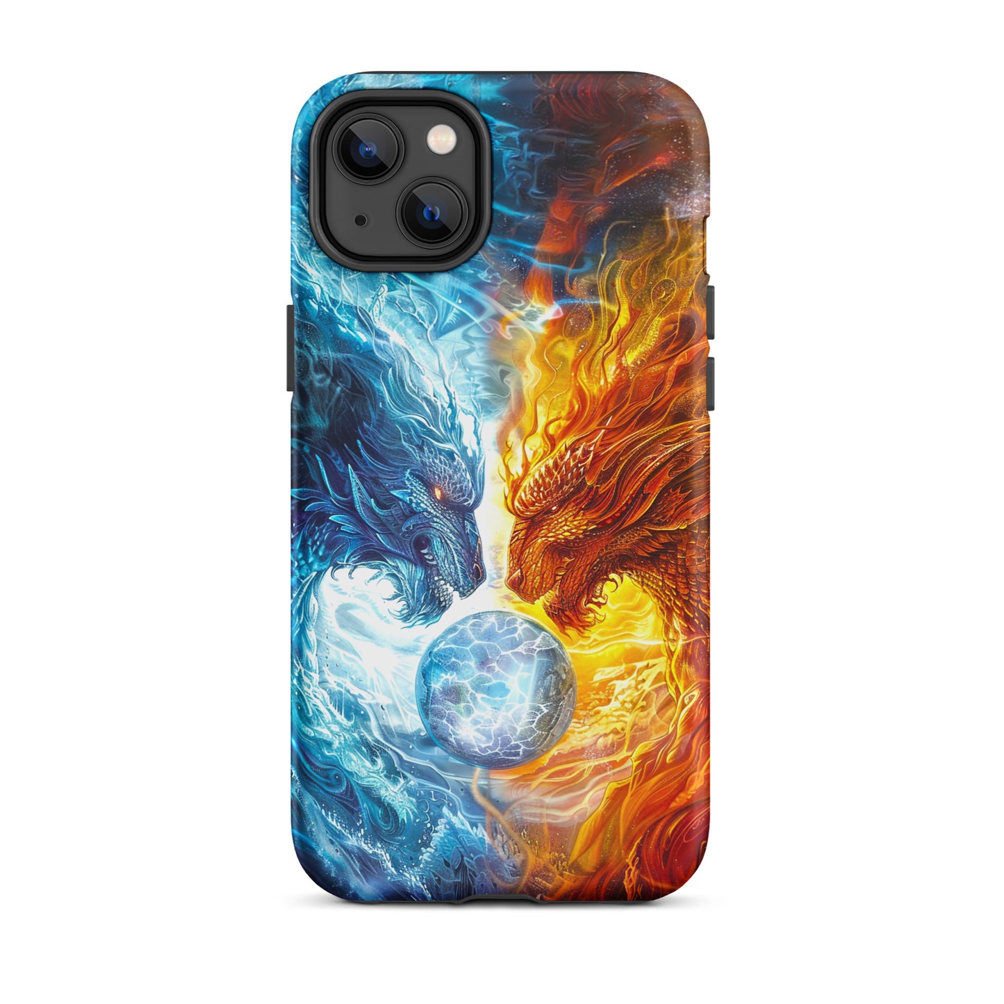 Equinox Harmony: Fire and Ice Guardians - Tough Case for iPhone®