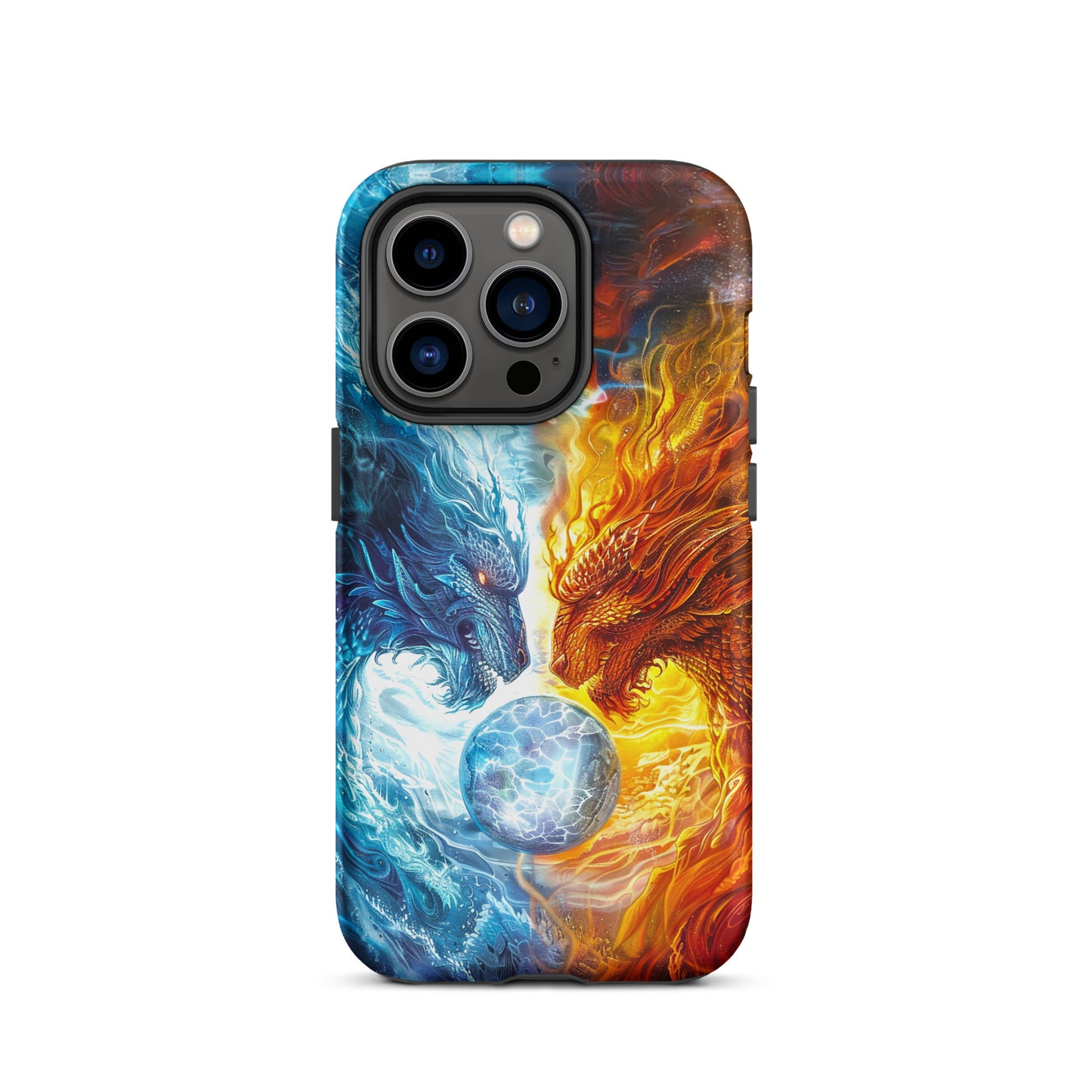 Equinox Harmony: Fire and Ice Guardians - Tough Case for iPhone®