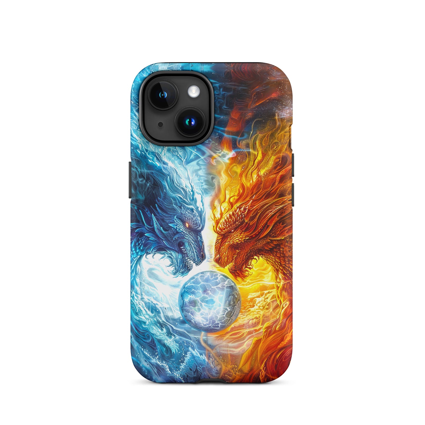 Equinox Harmony: Fire and Ice Guardians - Tough Case for iPhone®