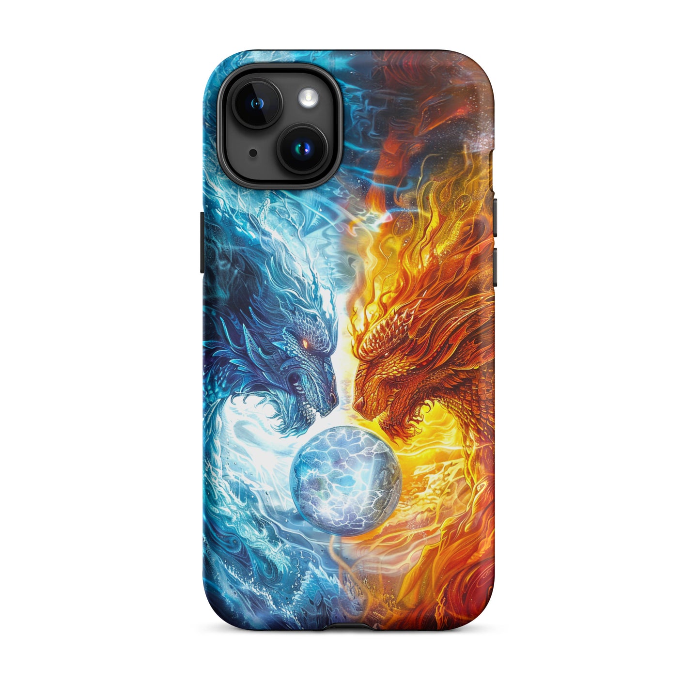 Equinox Harmony: Fire and Ice Guardians - Tough Case for iPhone®