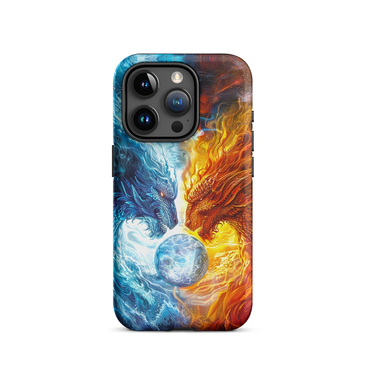 Equinox Harmony: Fire and Ice Guardians - Tough Case for iPhone®