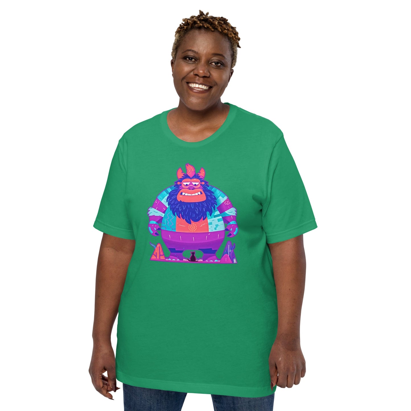 Trollish Feline Encounter - Unisex t-shirt - BBairt