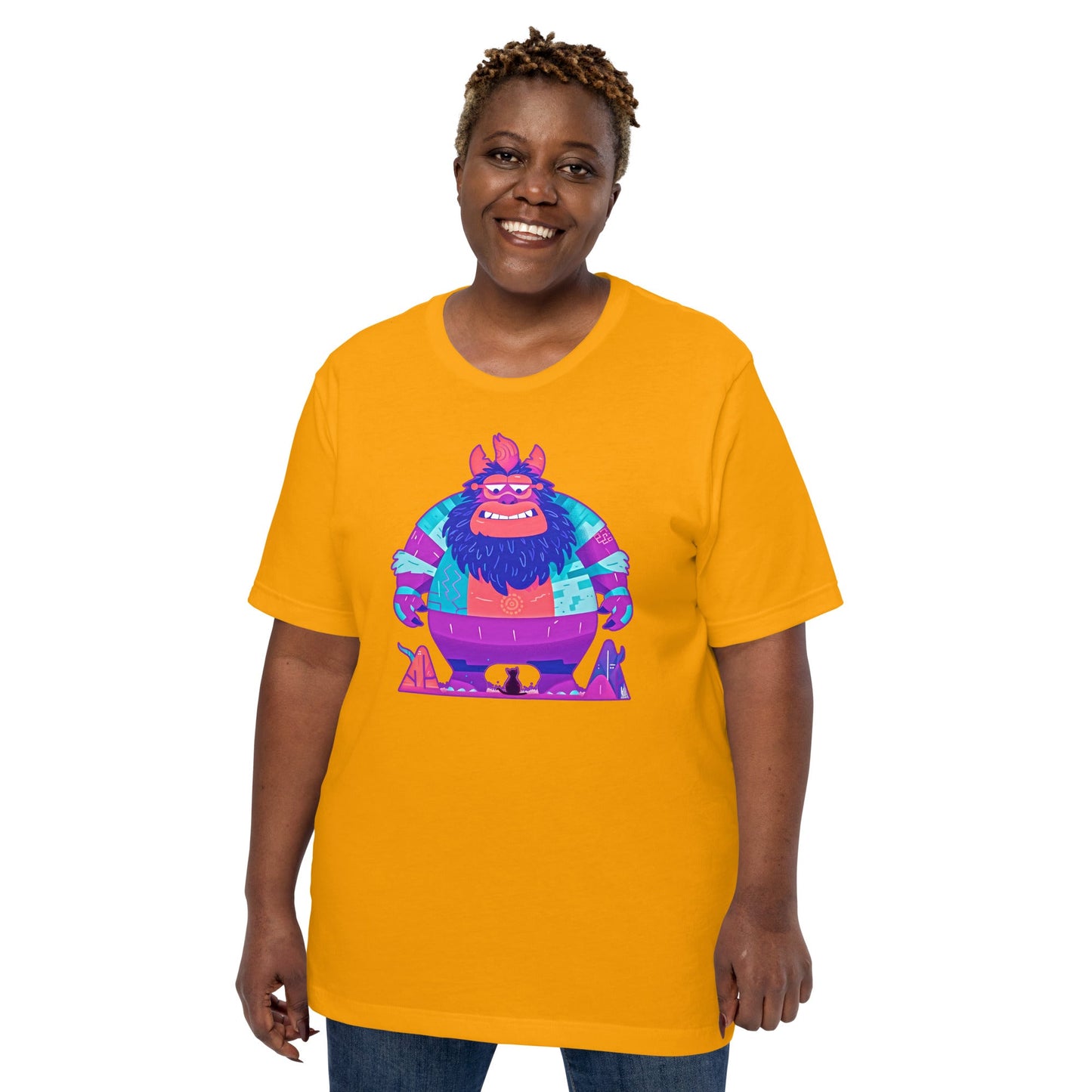 Trollish Feline Encounter - Unisex t-shirt - BBairt