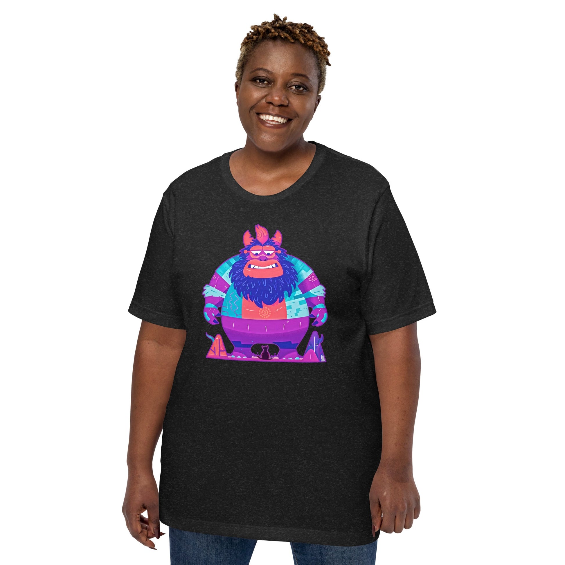 Trollish Feline Encounter - Unisex t-shirt - BBairt