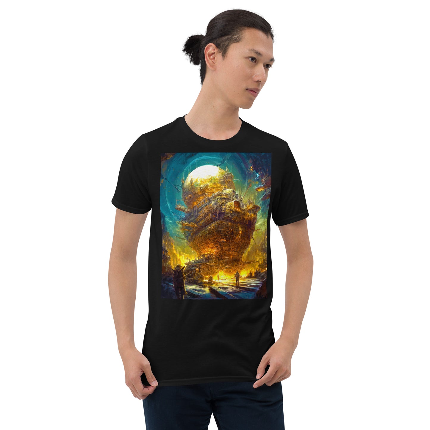 Astro-Industrial Majesty - Unisex Softstyle T-Shirt from Gildan