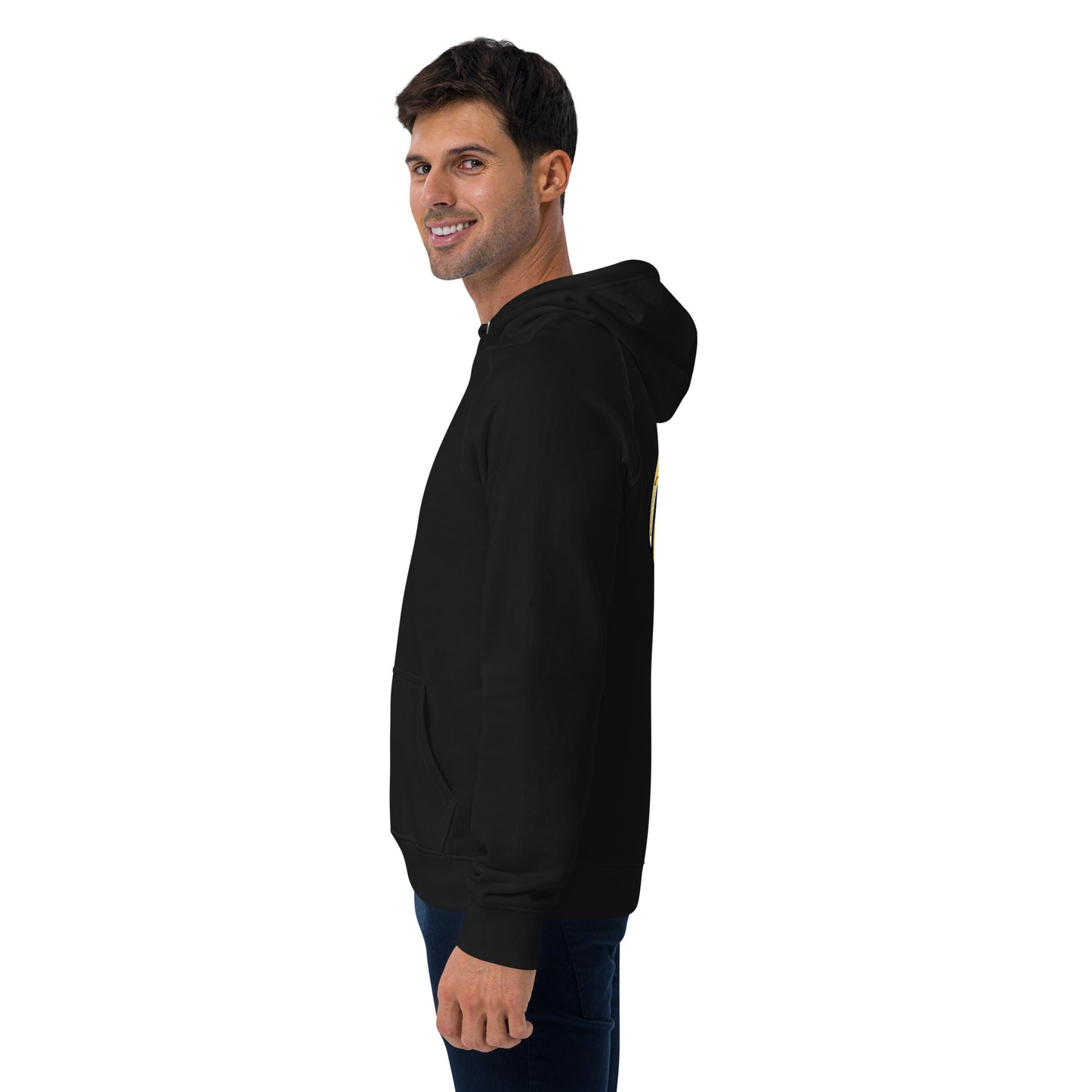 The Mask of Valor: Kara - Unisex Eco Raglan Hoodie