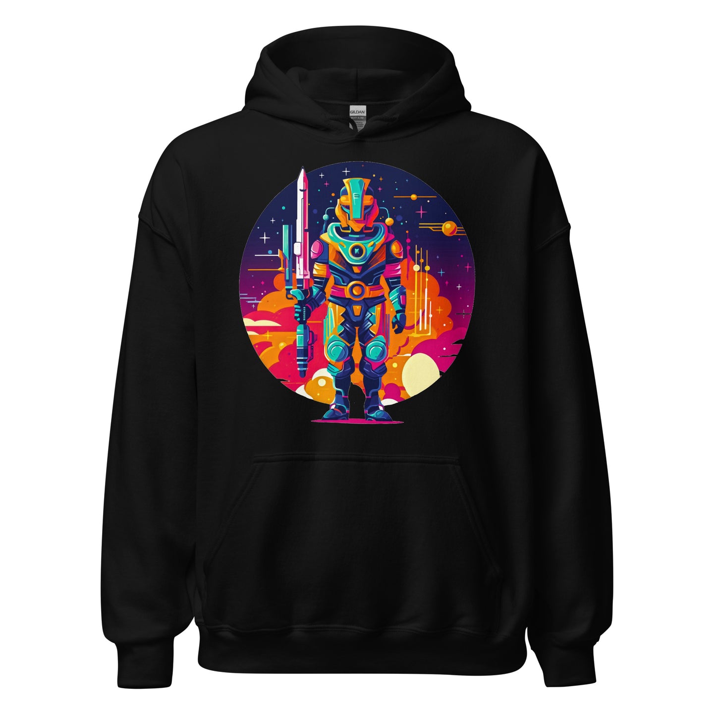 Vector Soldier Two - Unisex Gildan 18500 Hoodie